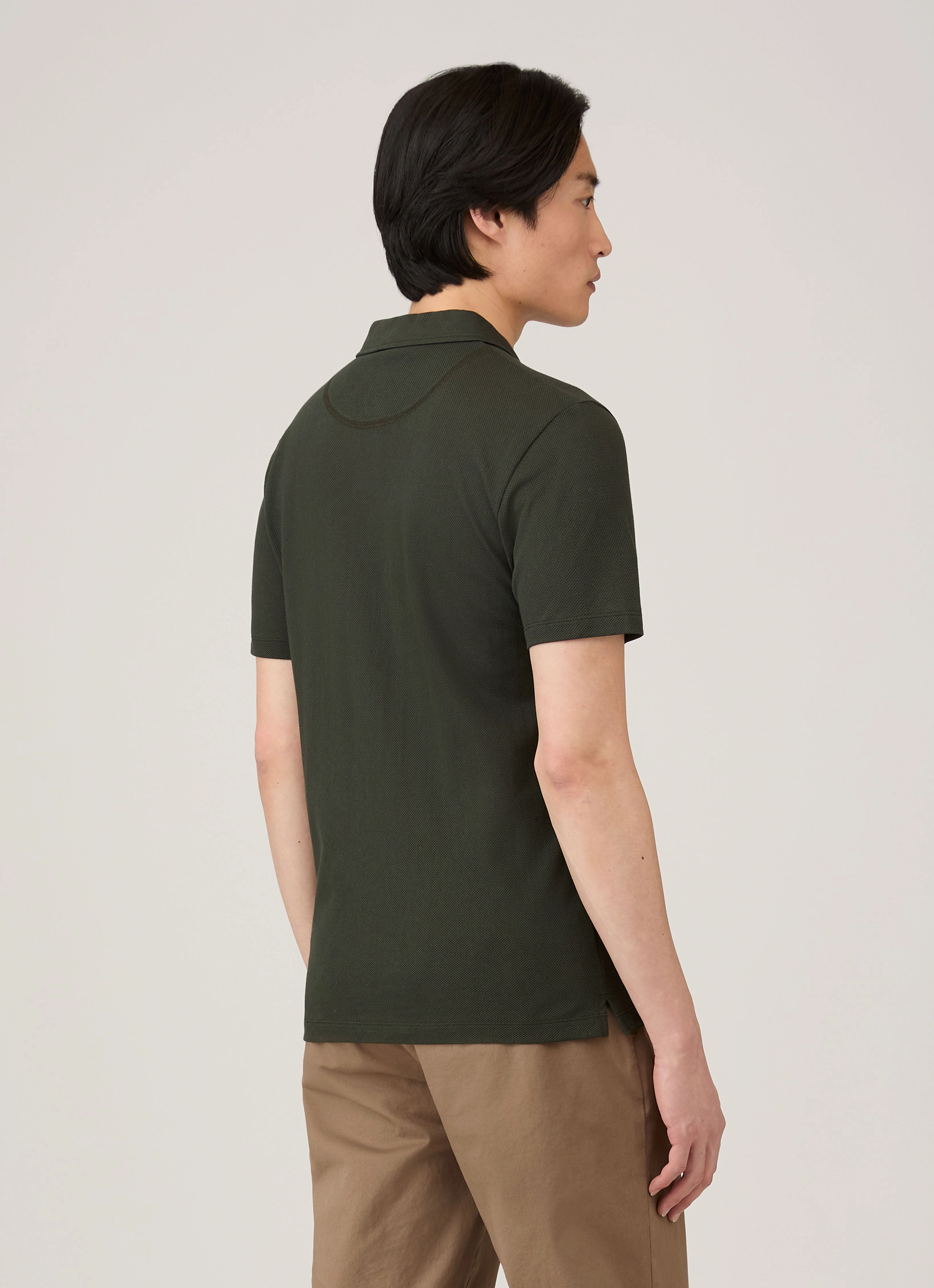 Classic Wear Men's Riviera Polo Shirt in Dark Green
