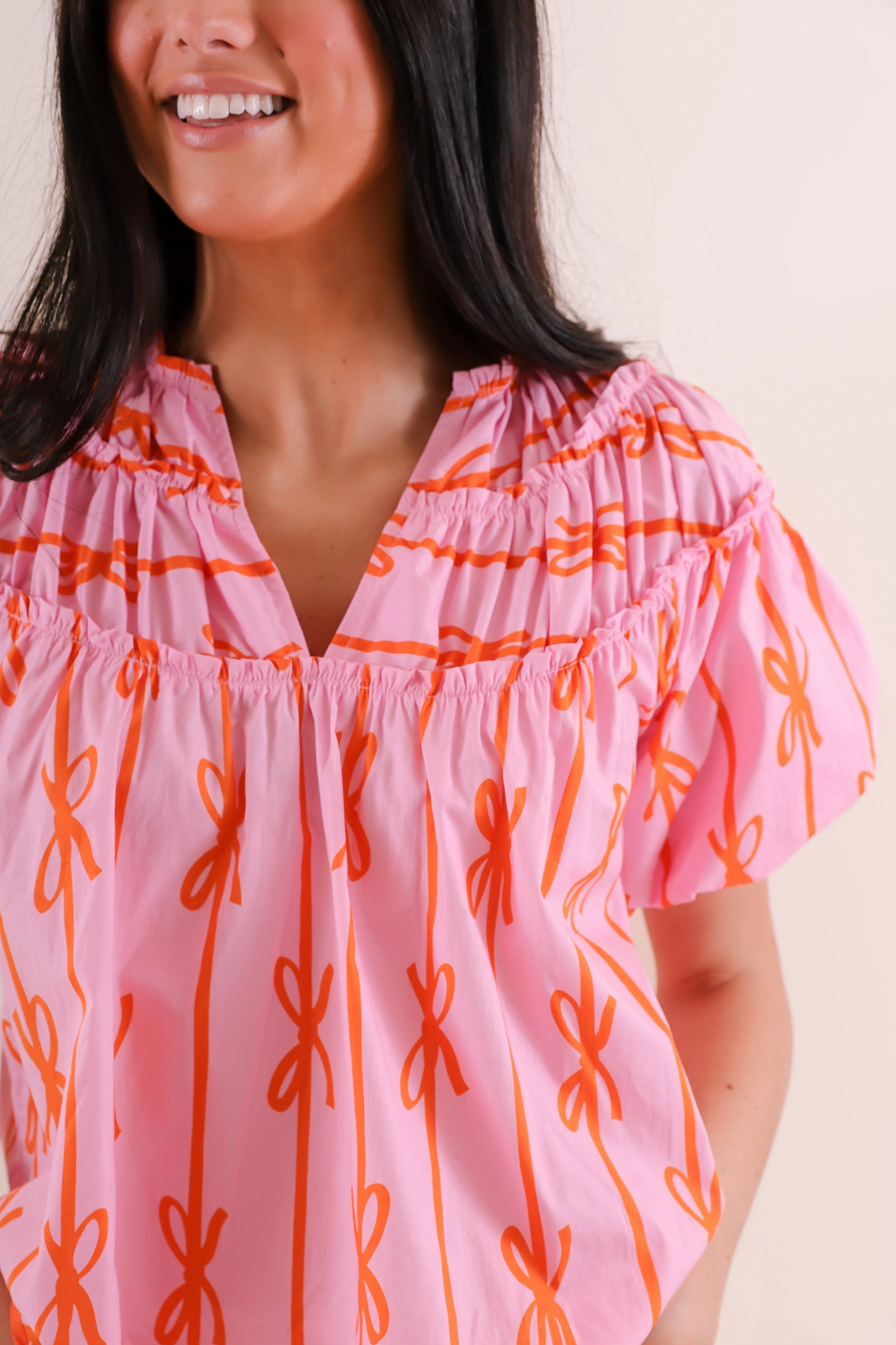 LowProfileDesign RESTOCK: Little Miss Prep Blouse-Pink