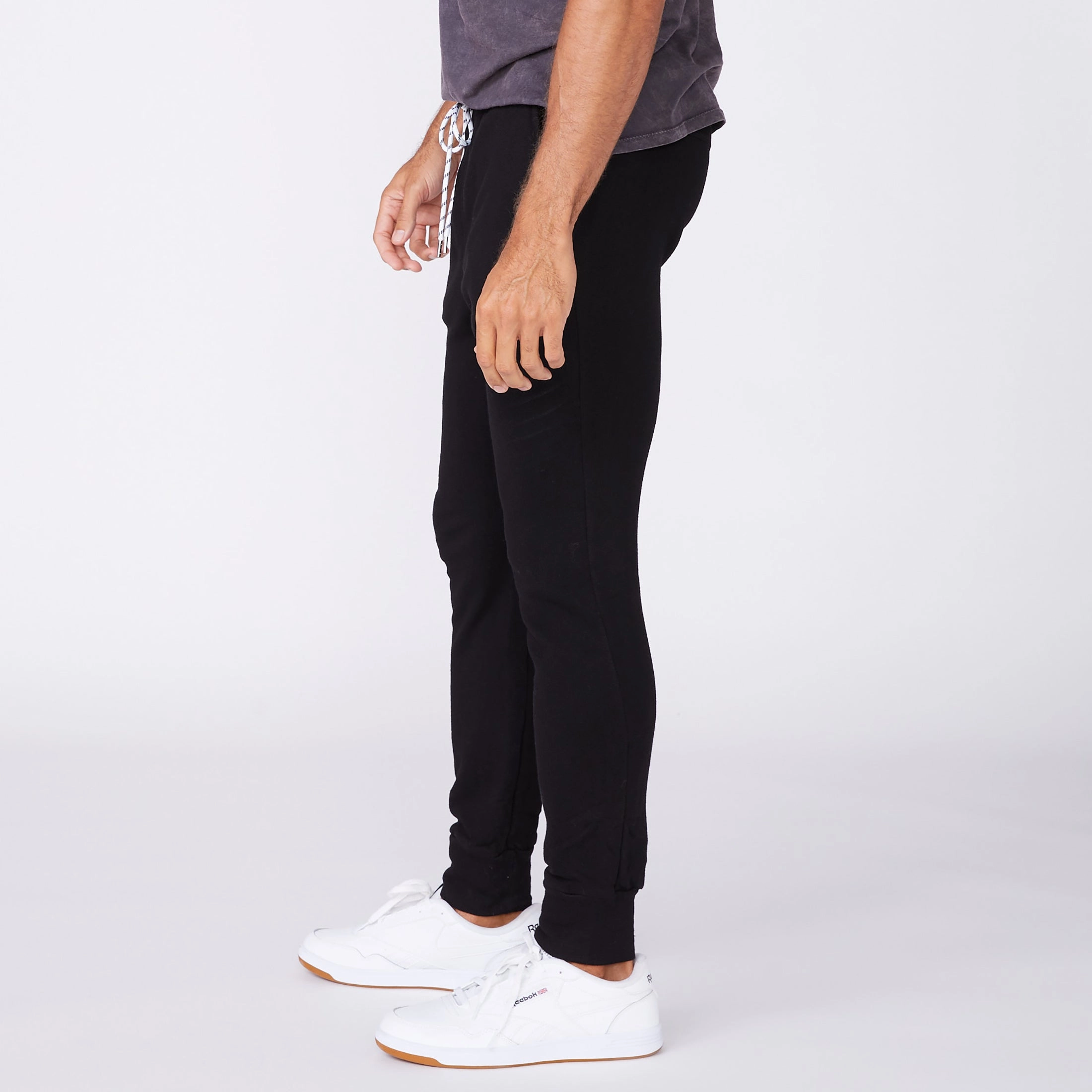 Hidden Pocket Design Bungee Cord Jogger