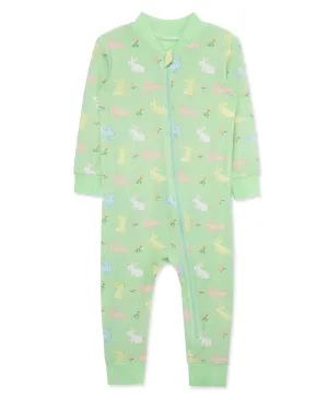 Bunny Zip Front Pajama