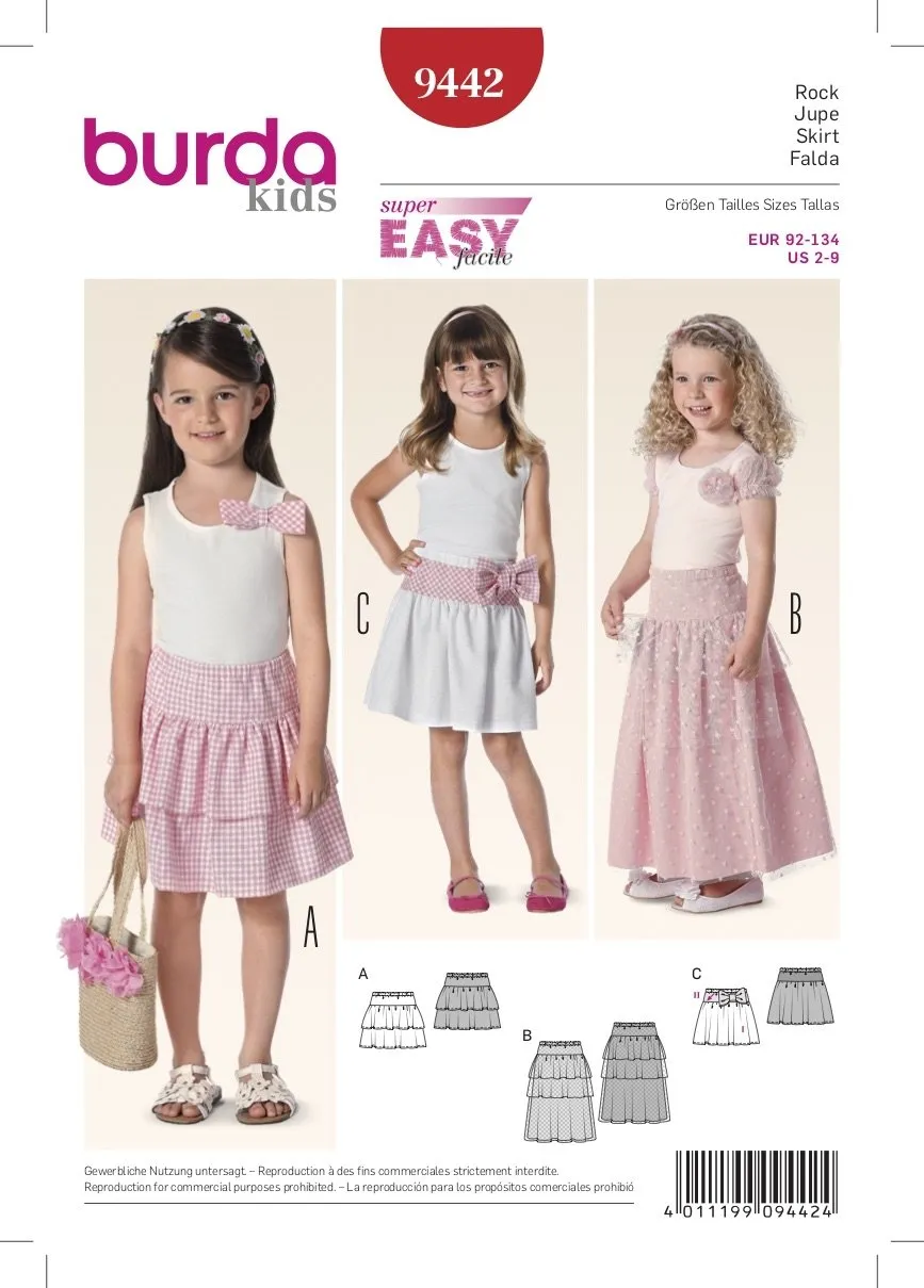Burda Pattern 9442 (2-8)