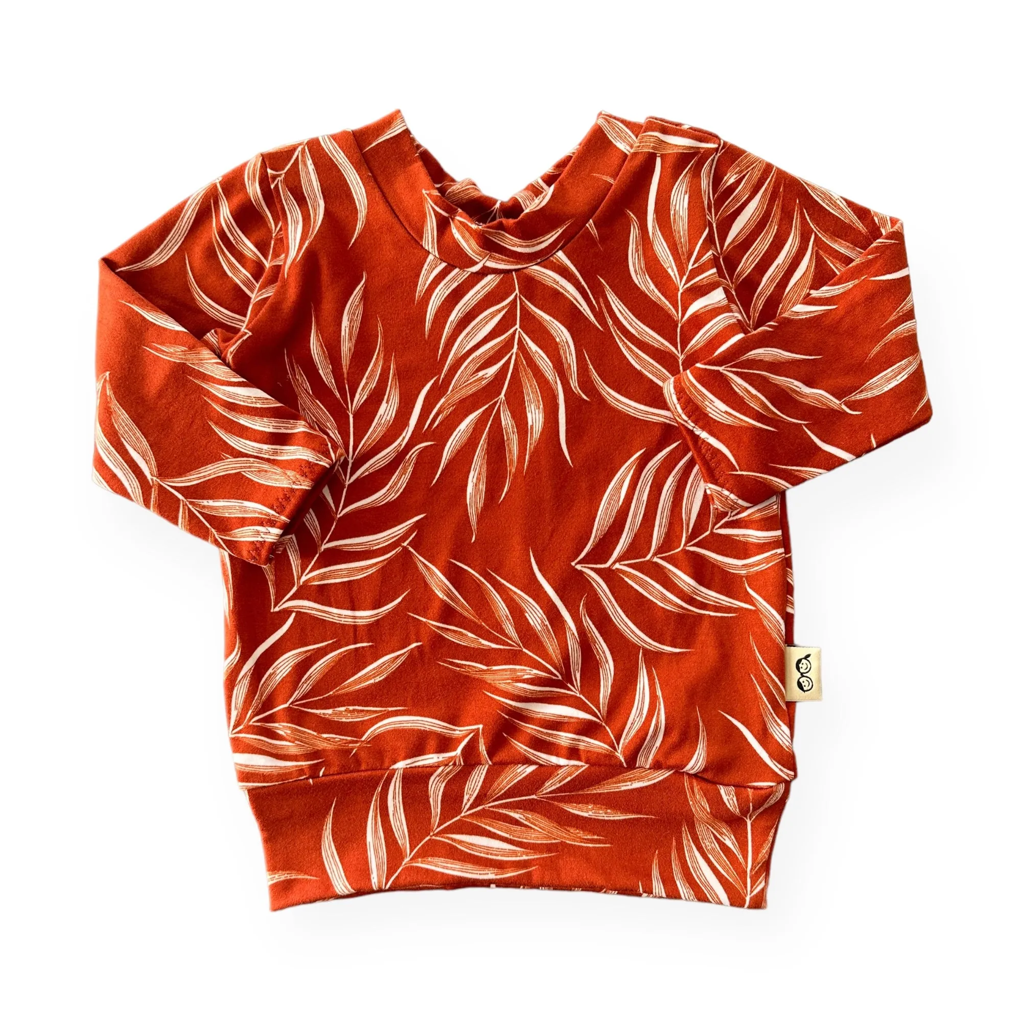 Burnt Orange Pampas Leaves Lounge Set