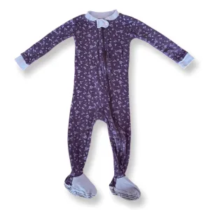 Burt's Bees Baby Organic Purple Footie Pajamas - 12 mo.