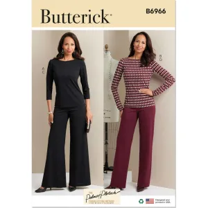 Butterick Pattern B6966 Misses' Knit Tops and Pants