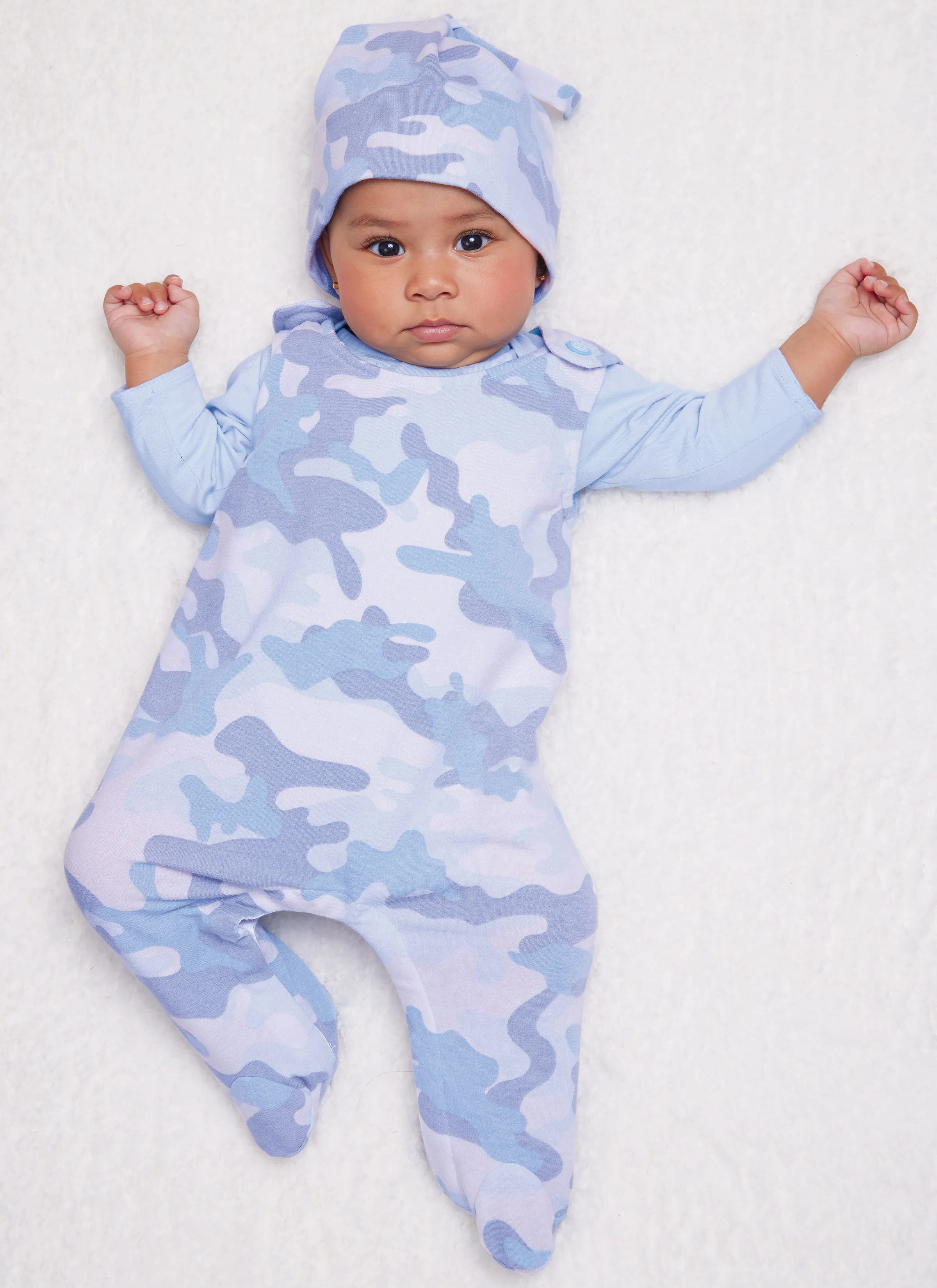 Butterick Pattern B6970 Infants' Jacket, Tops, Dress, Rompers, Diaper Cover and Hat