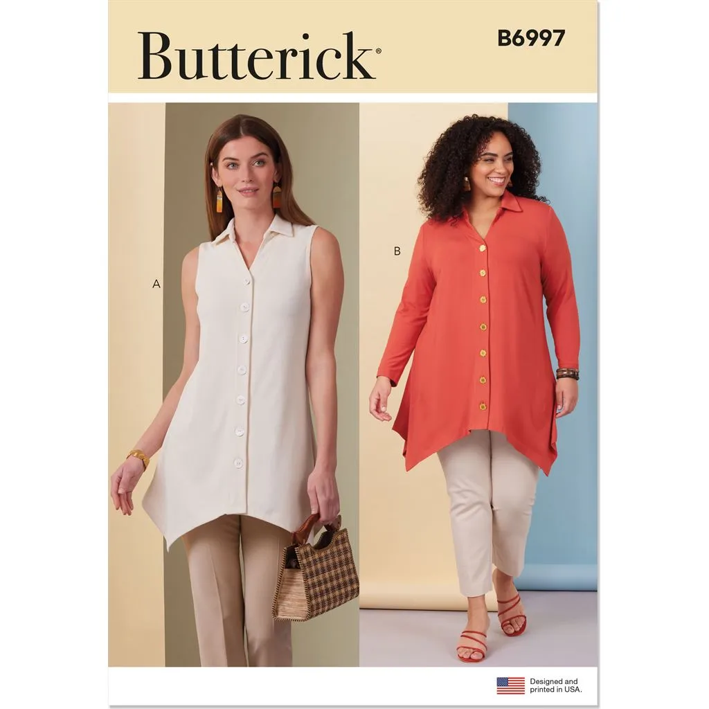 Butterick Pattern B6997 Misses' and Women's Knit Tops