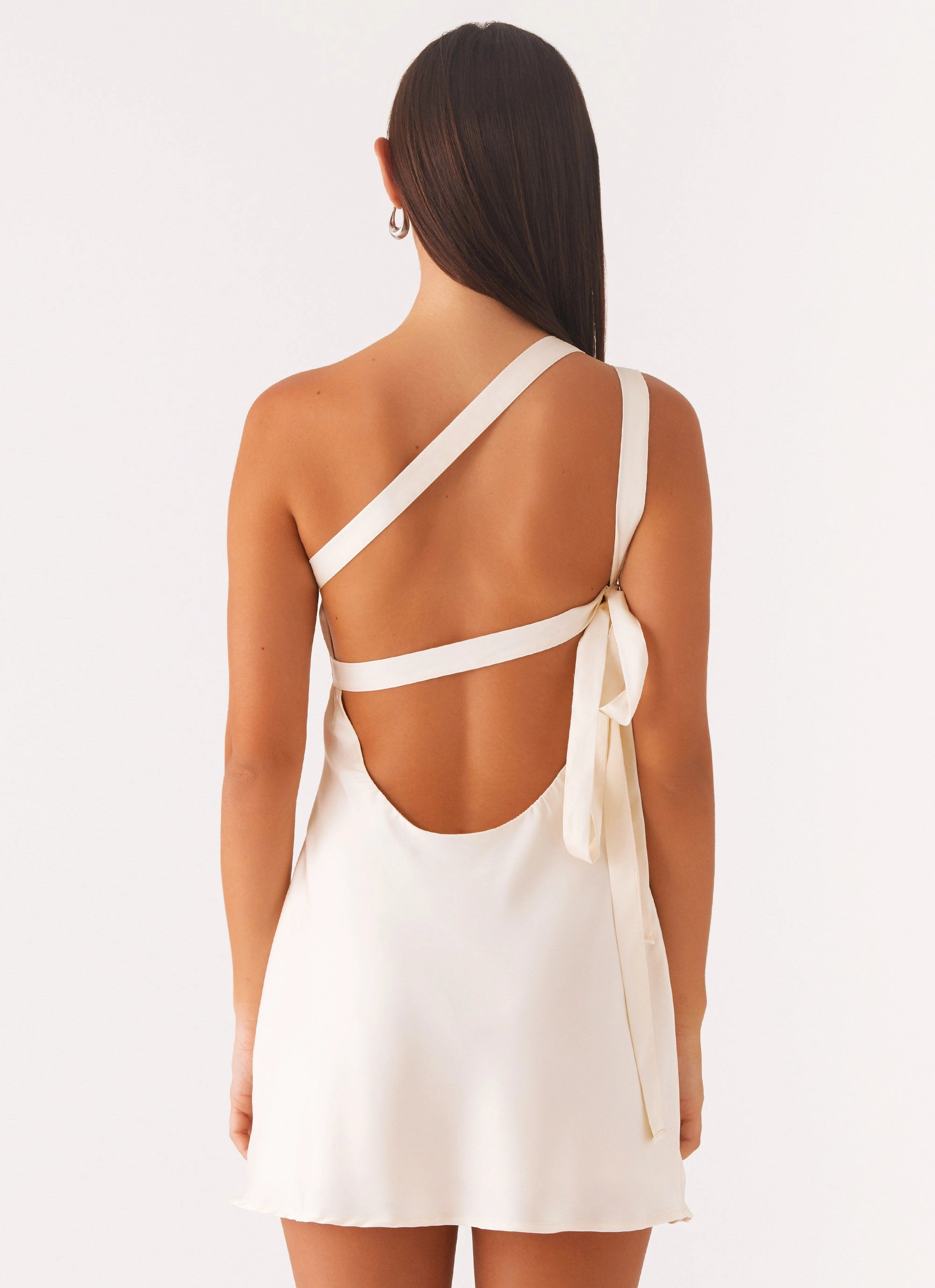 Simple Spirit Lights Out Mini Dress - Pearl