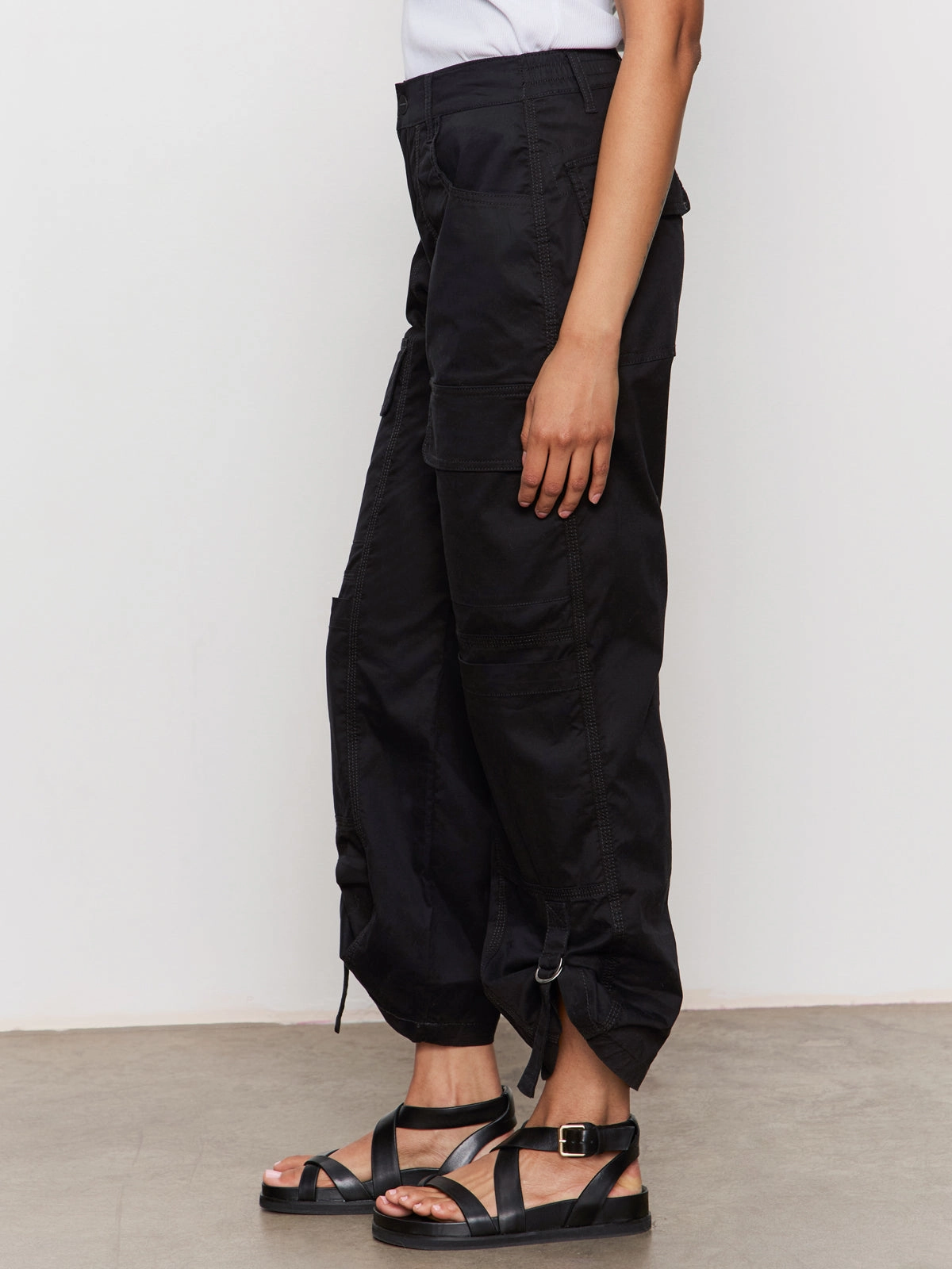 Cali Cargo Standard Rise Pant Black Water-resistant