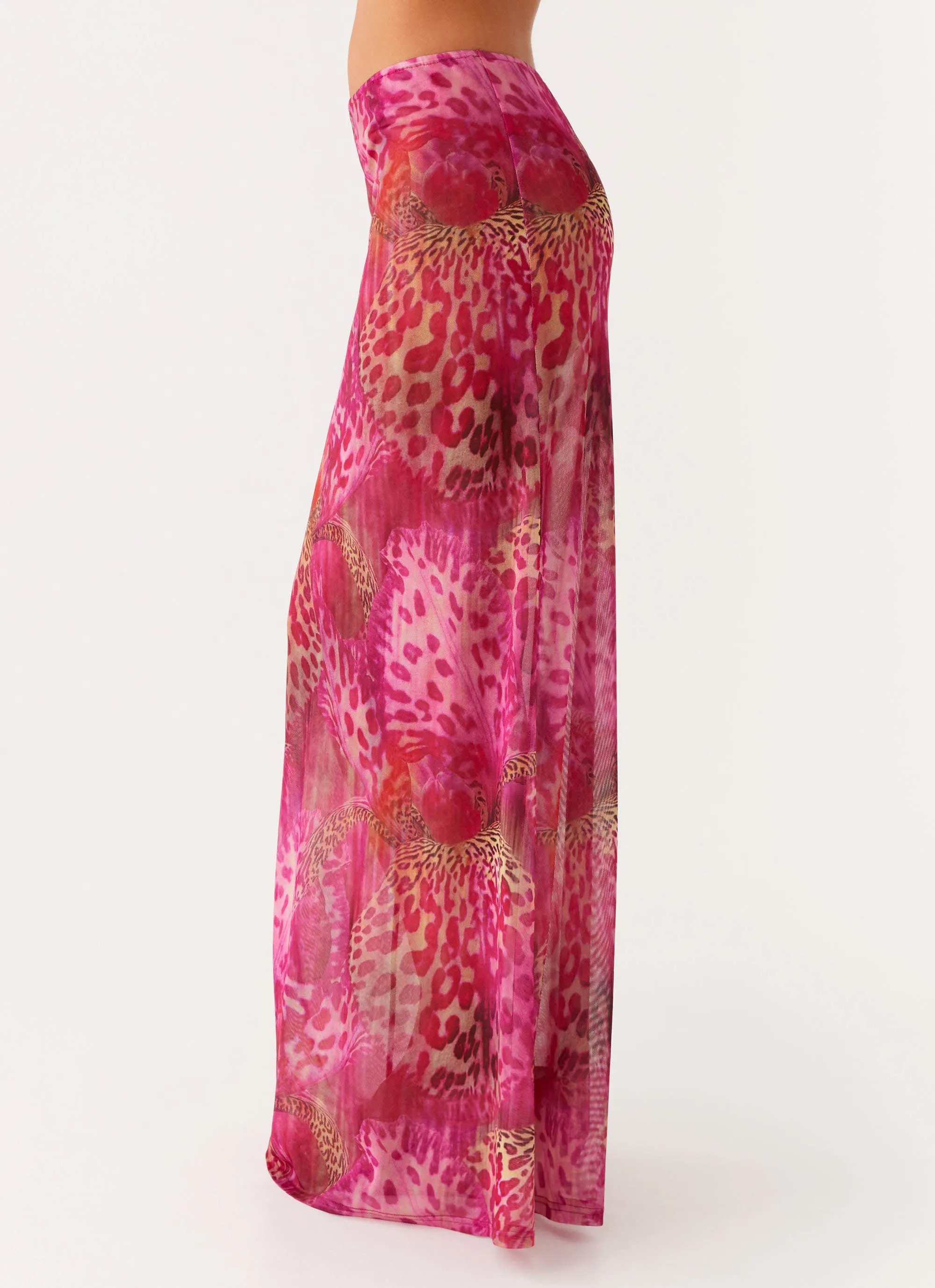 Camellia Maxi Skirt - Lavender Lagoon Secure fit WaterRepellent