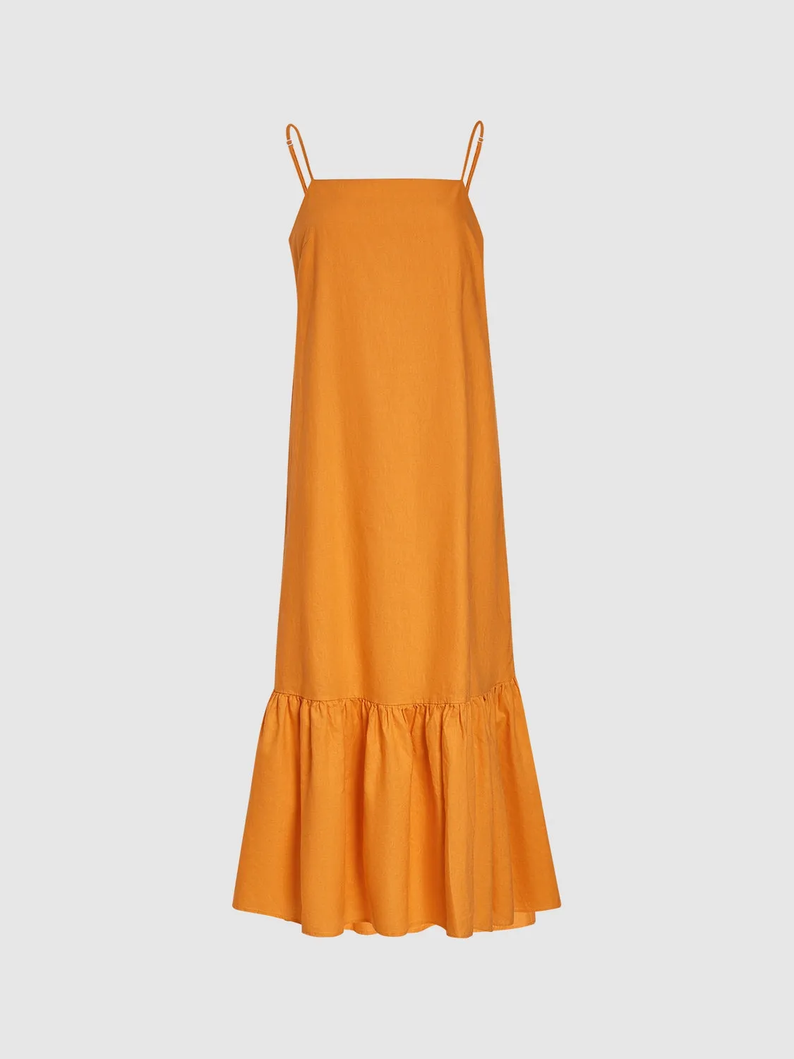 Cami Ruffle Hem A-Line Dresses