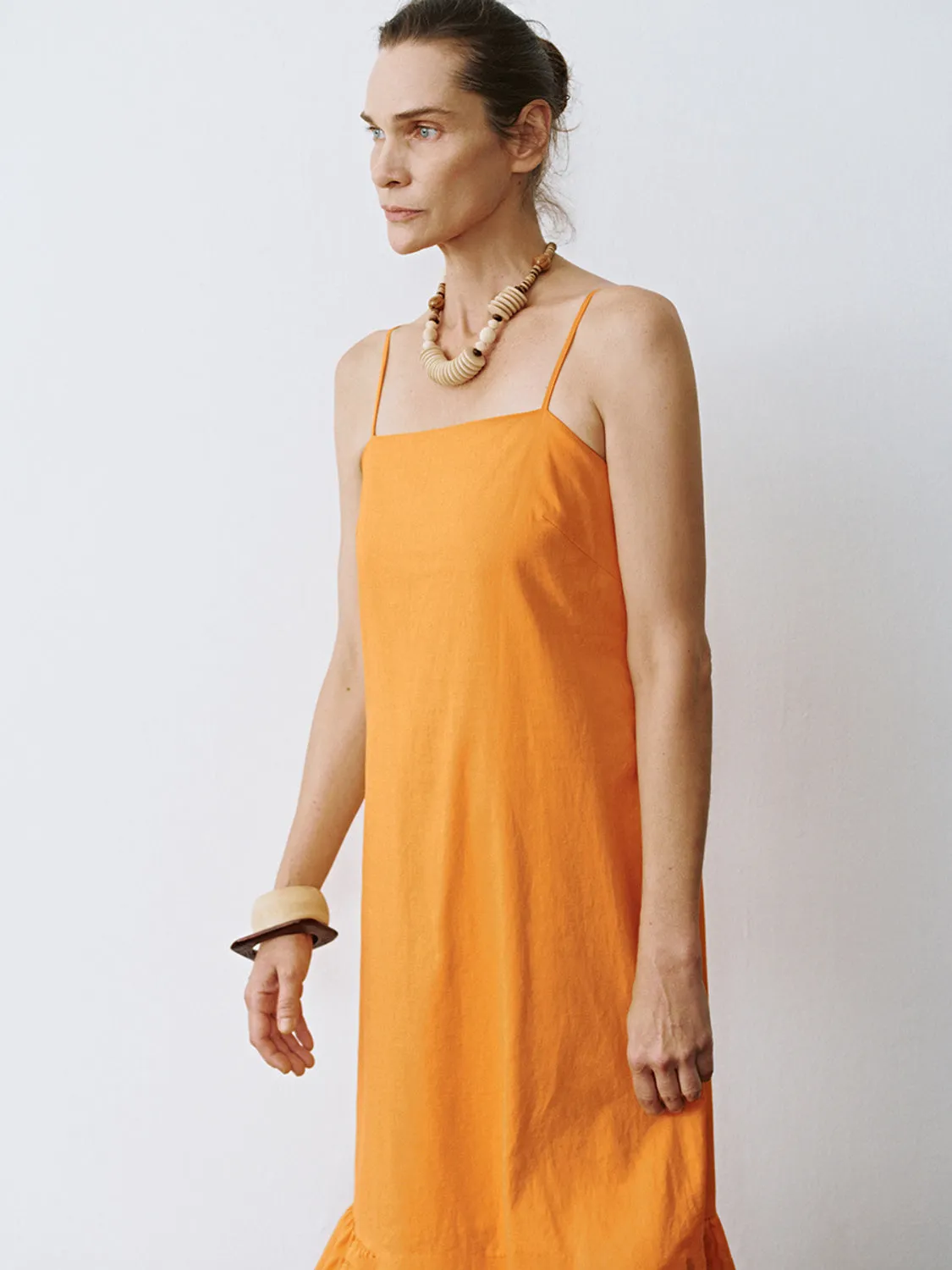 Cami Ruffle Hem A-Line Dresses