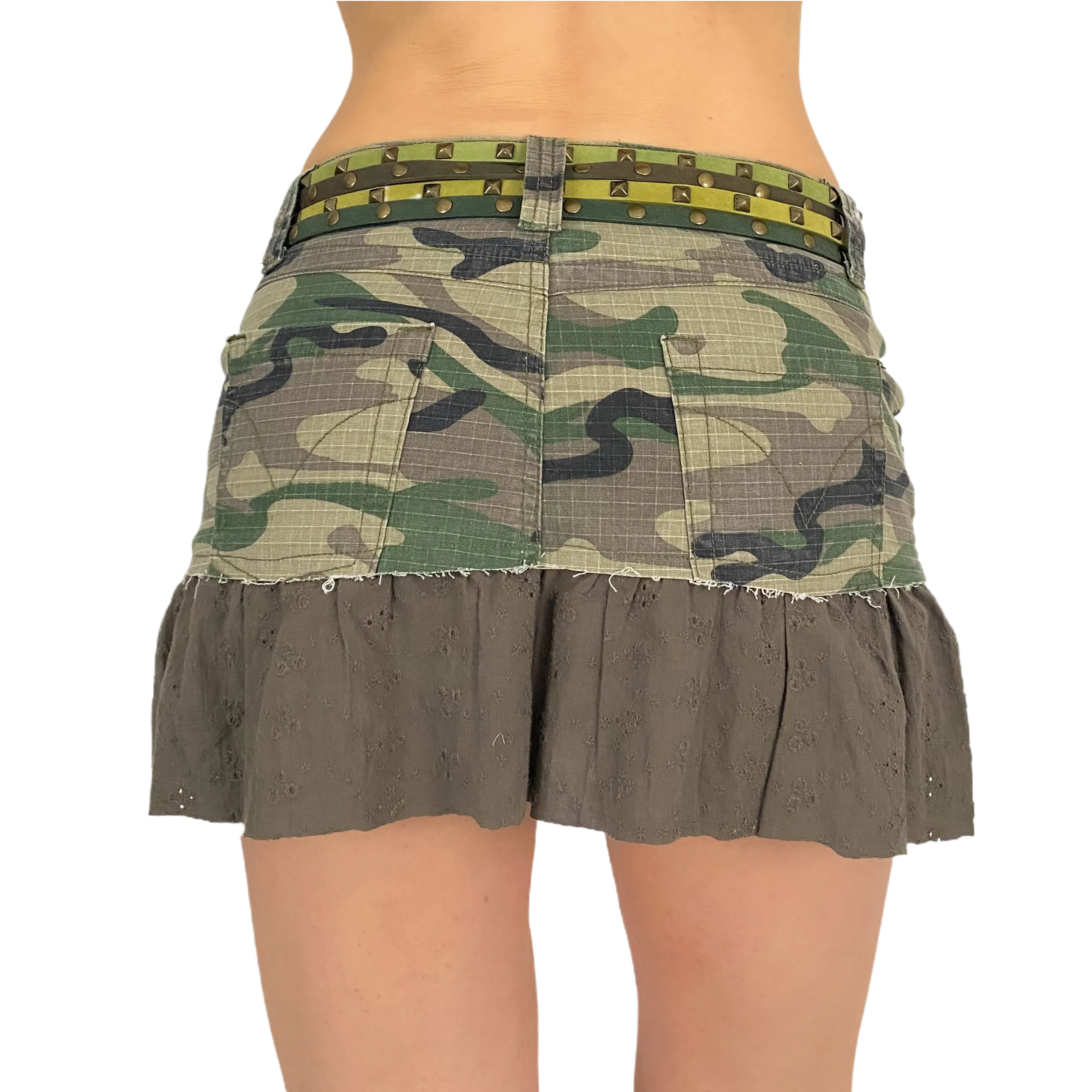 Camo Mini Skirt (XS)