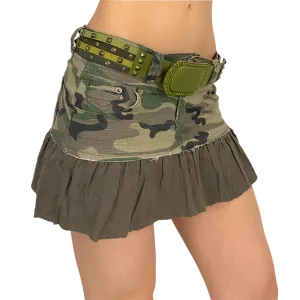 Camo Mini Skirt (XS)