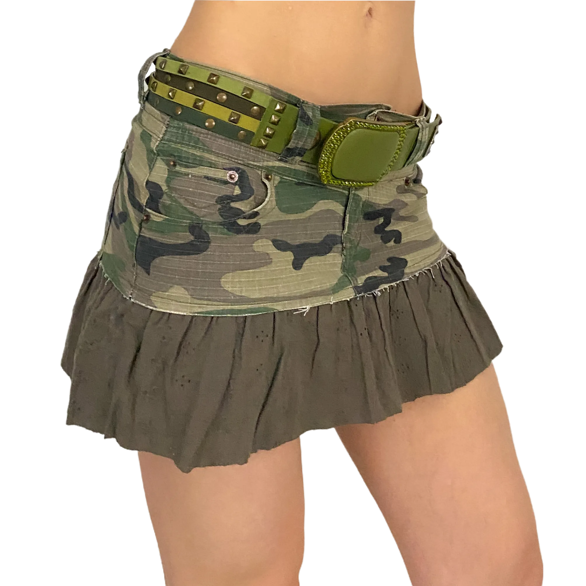 Camo Mini Skirt (XS)