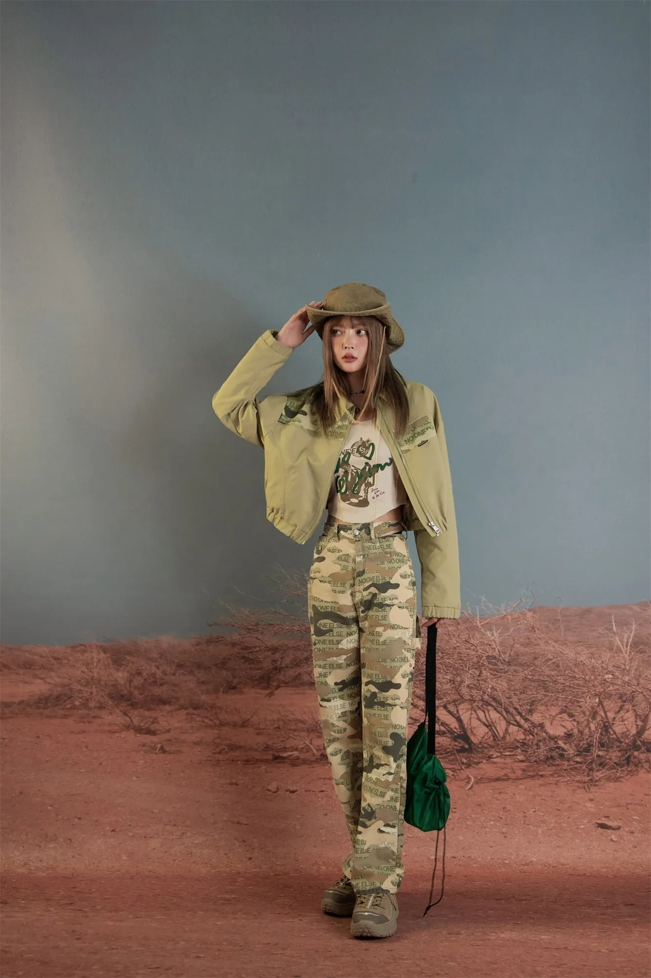 Camouflage Crop Jacket