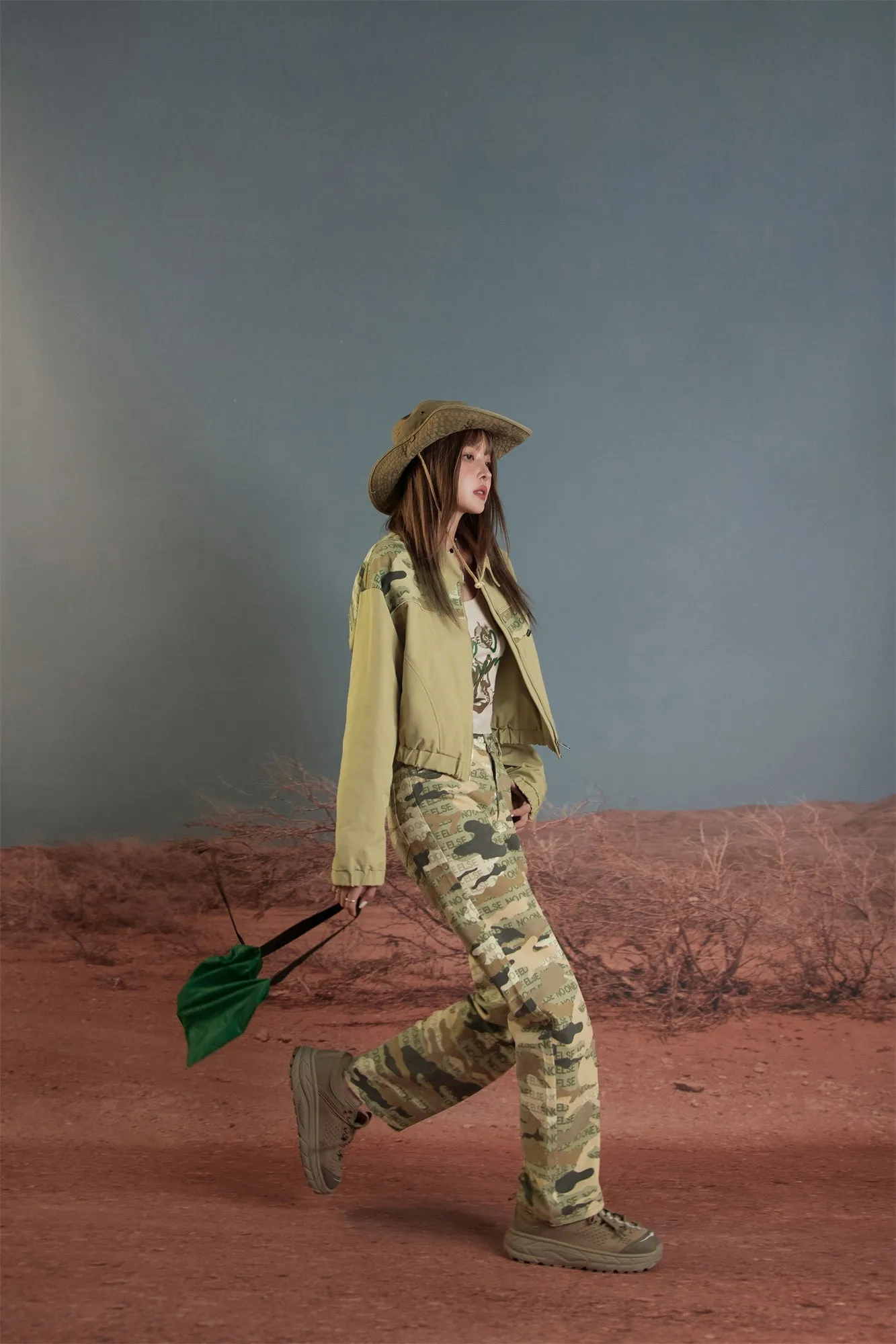 Camouflage Crop Jacket