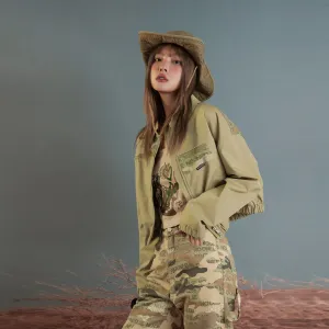 Camouflage Crop Jacket