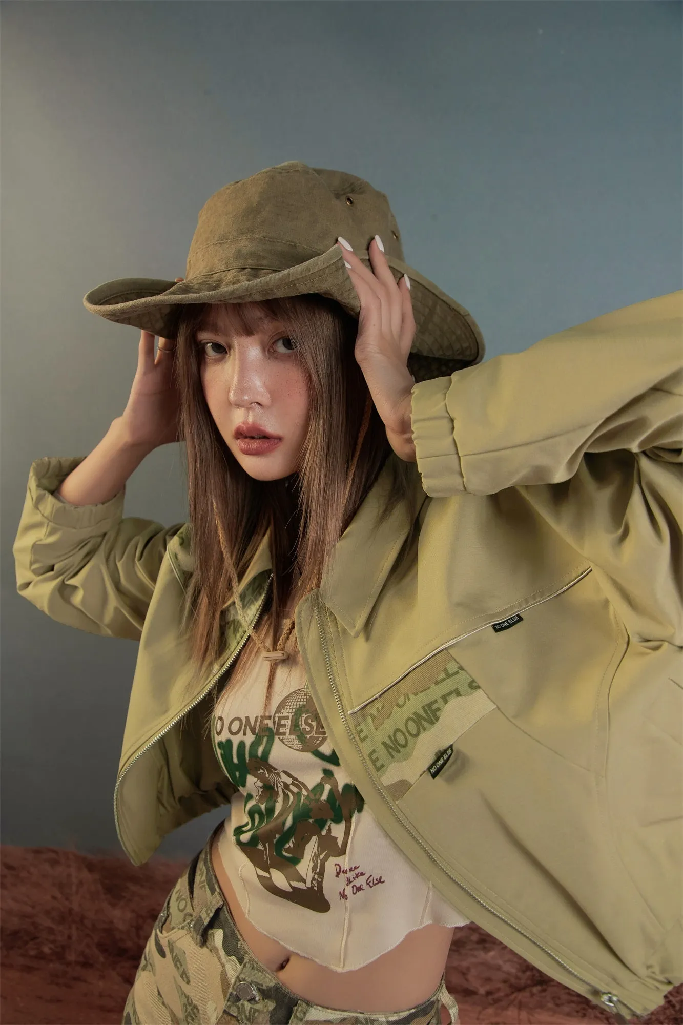Camouflage Crop Jacket