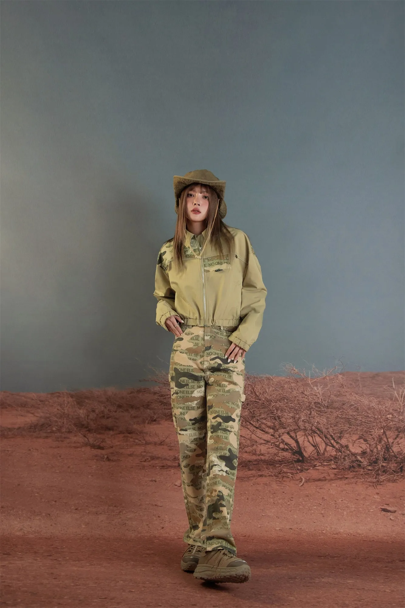 Camouflage Crop Jacket