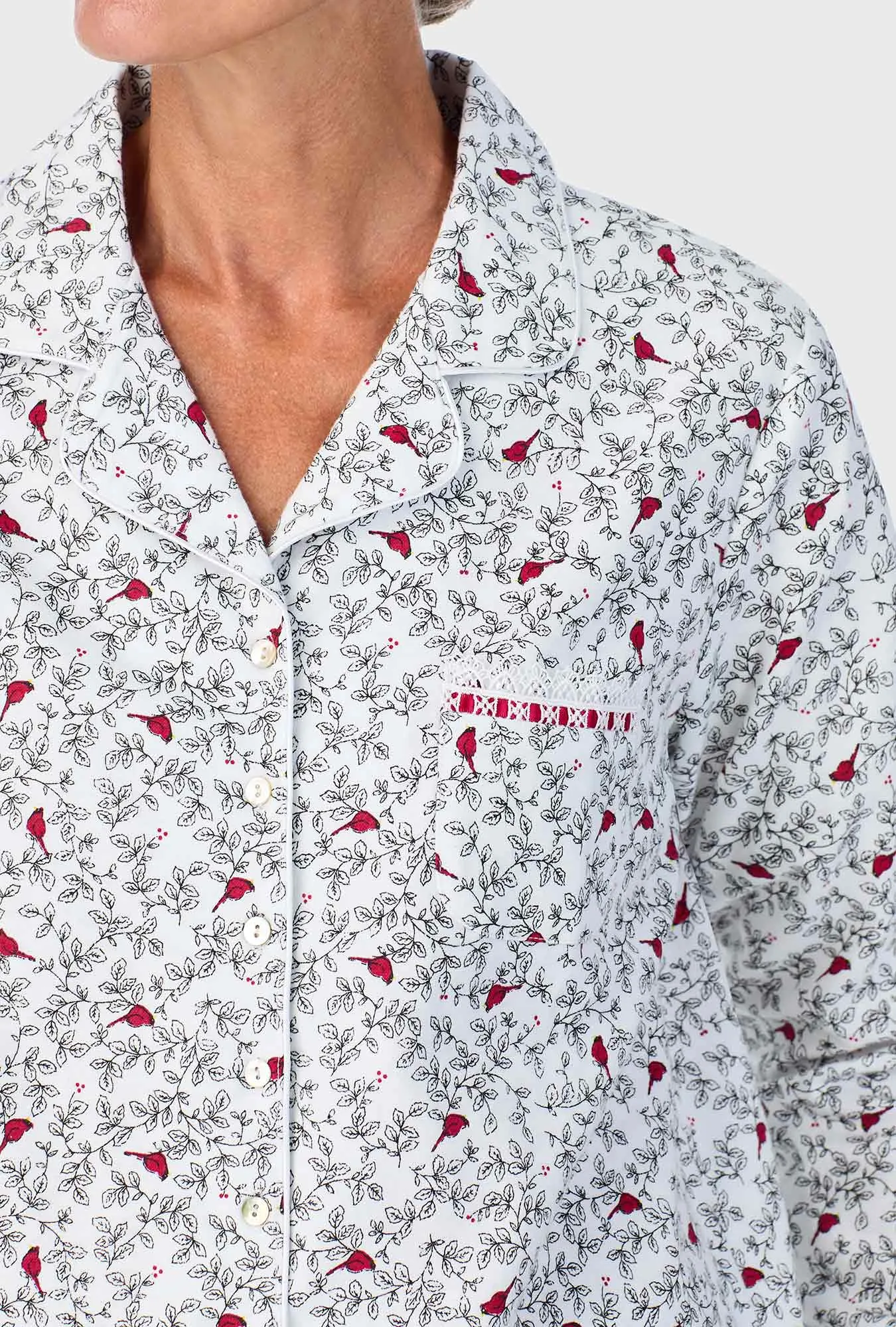 Cardinal Notch Collar PJ Set