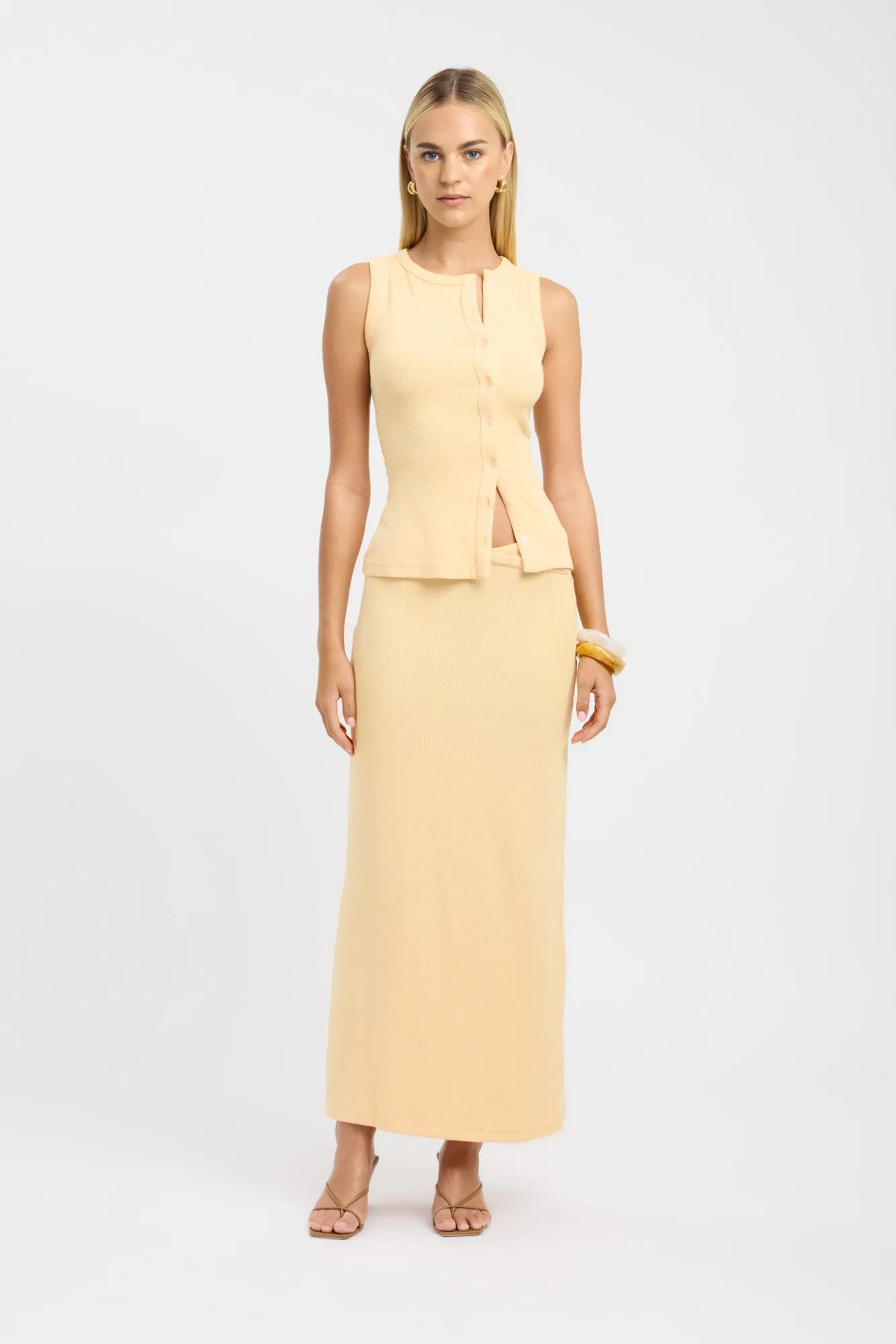 Carter Maxi Skirt Tonal Layering