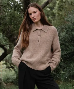 TumbleDryFriendlyMaterial Cashmere Burke Polo