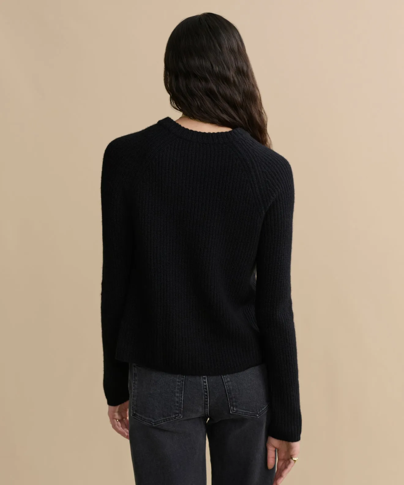 Cashmere Fisherman Sweater AntiFade Treatment FlexibleCollar