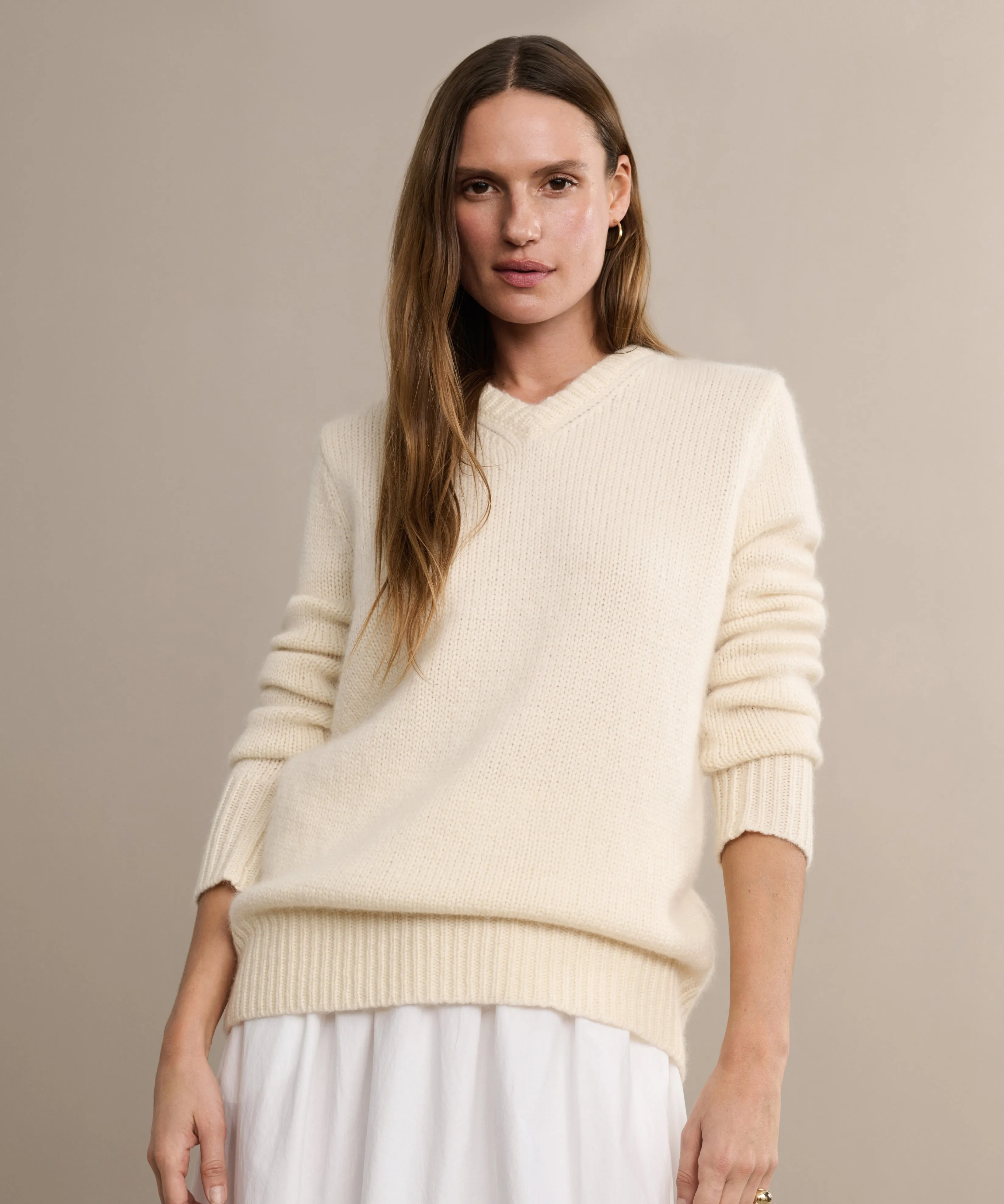 Cashmere Kate V-Neck Moisture Wicking Technology