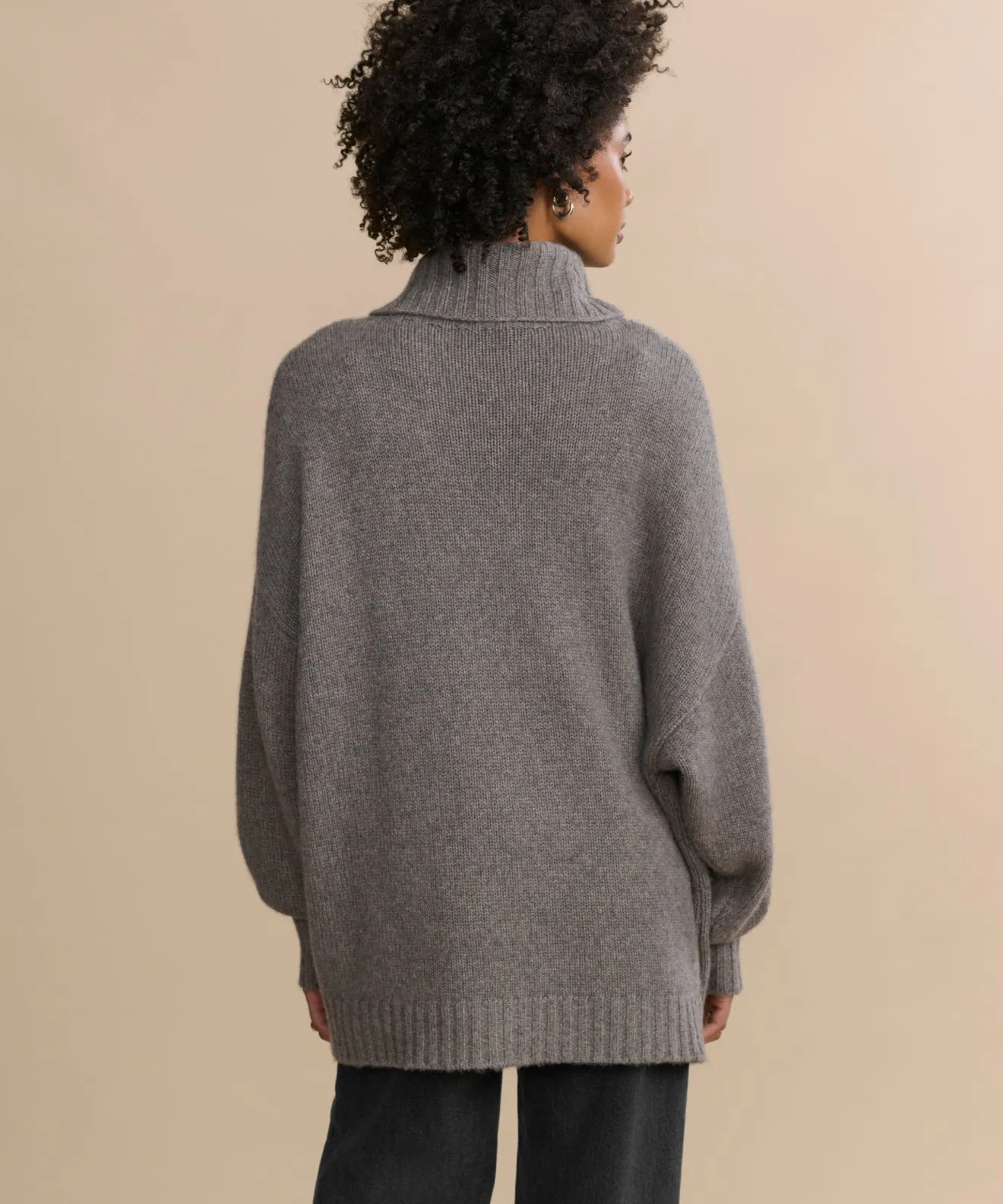 Cashmere Porter Turtleneck Minimalist Silhouette