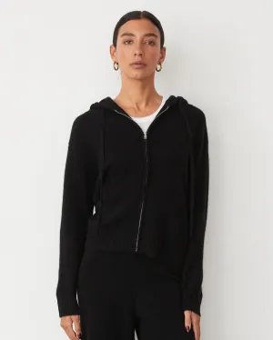 Cashmere Zip Up Hoody Thermal Regulating Knit Cashmere Zip Up Hoody AllDay Comfort Design EcoDyeProcess