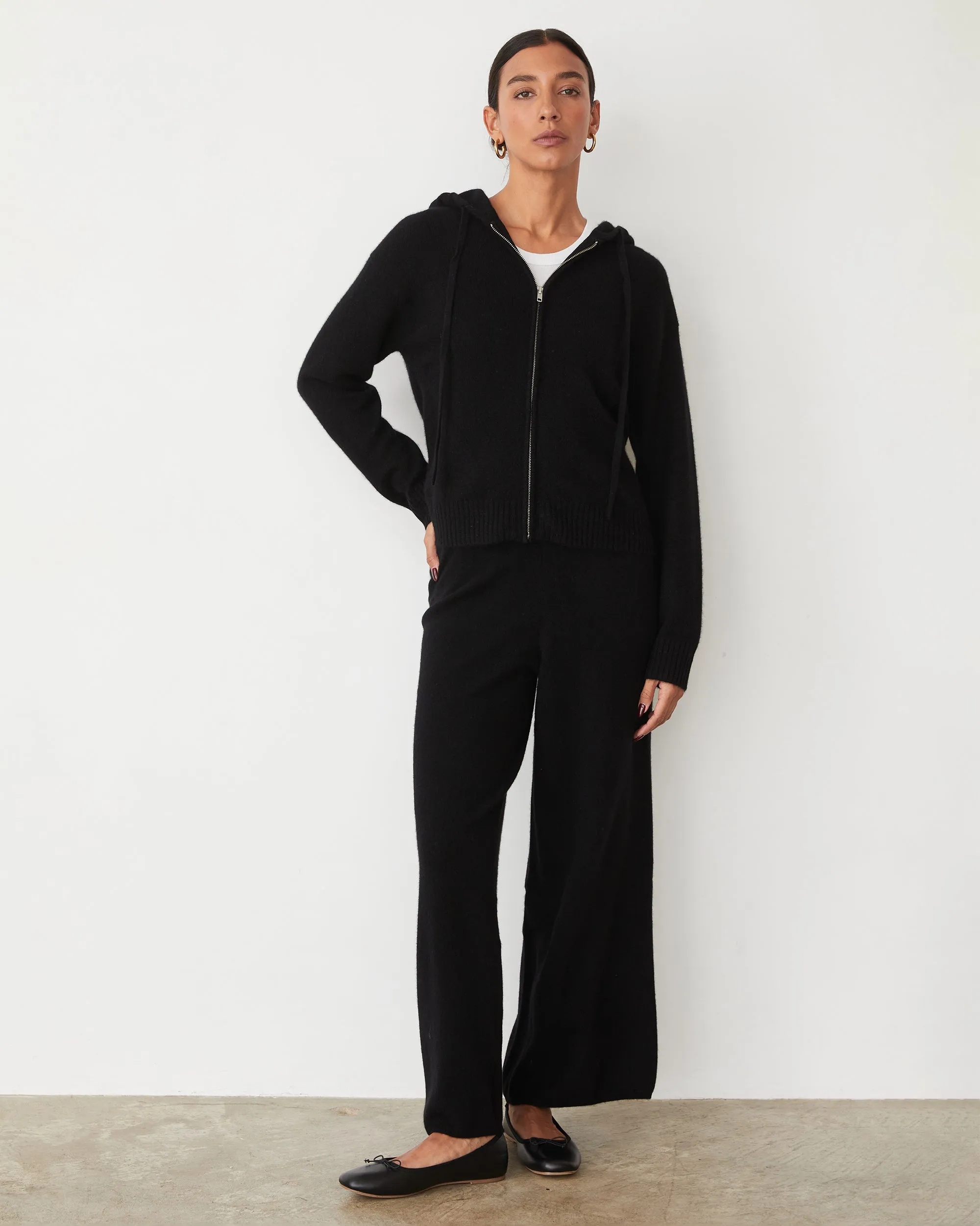 Cashmere Zip Up Hoody FlexibleMobility