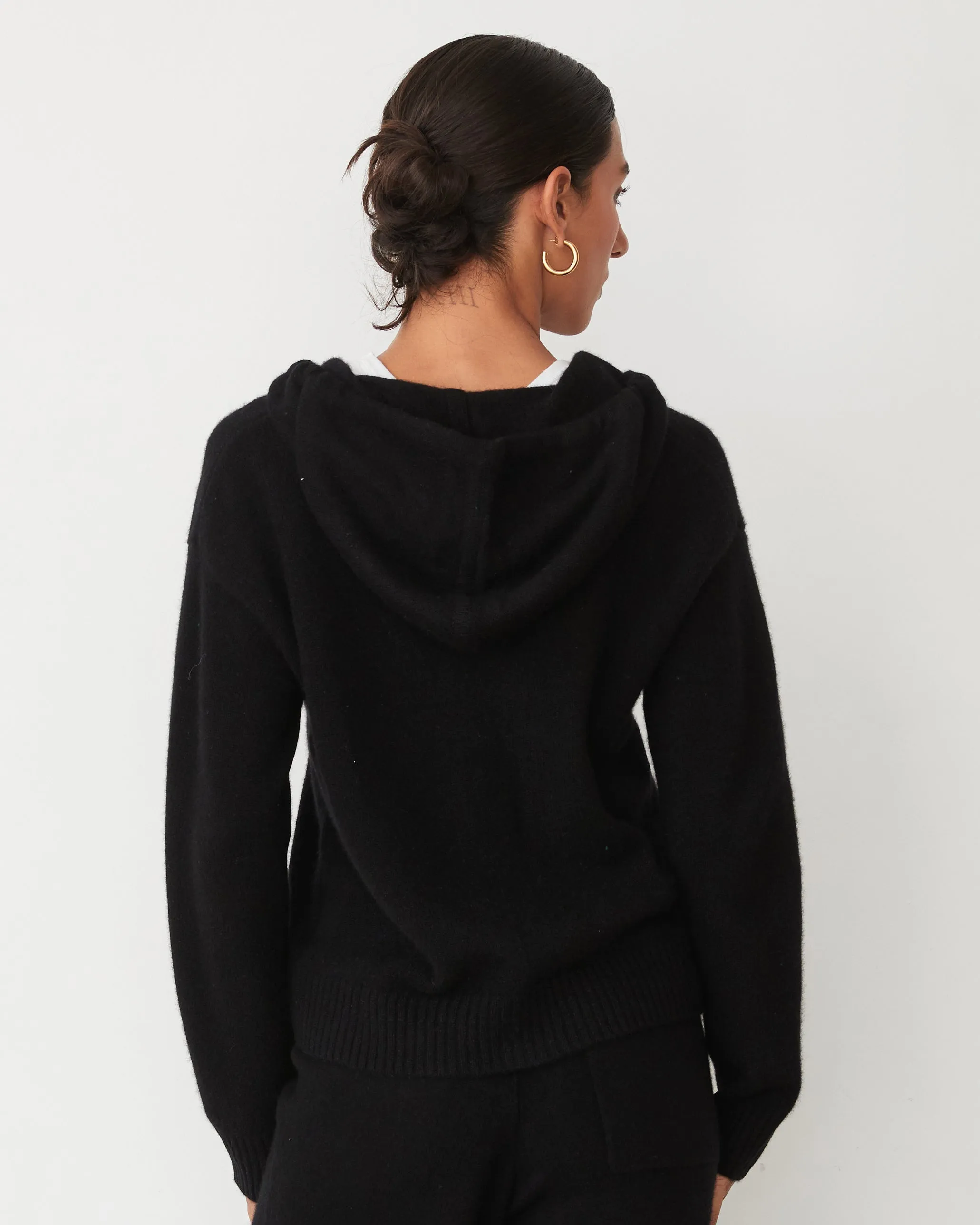 Cashmere Zip Up Hoody MoistureWicking Fabric