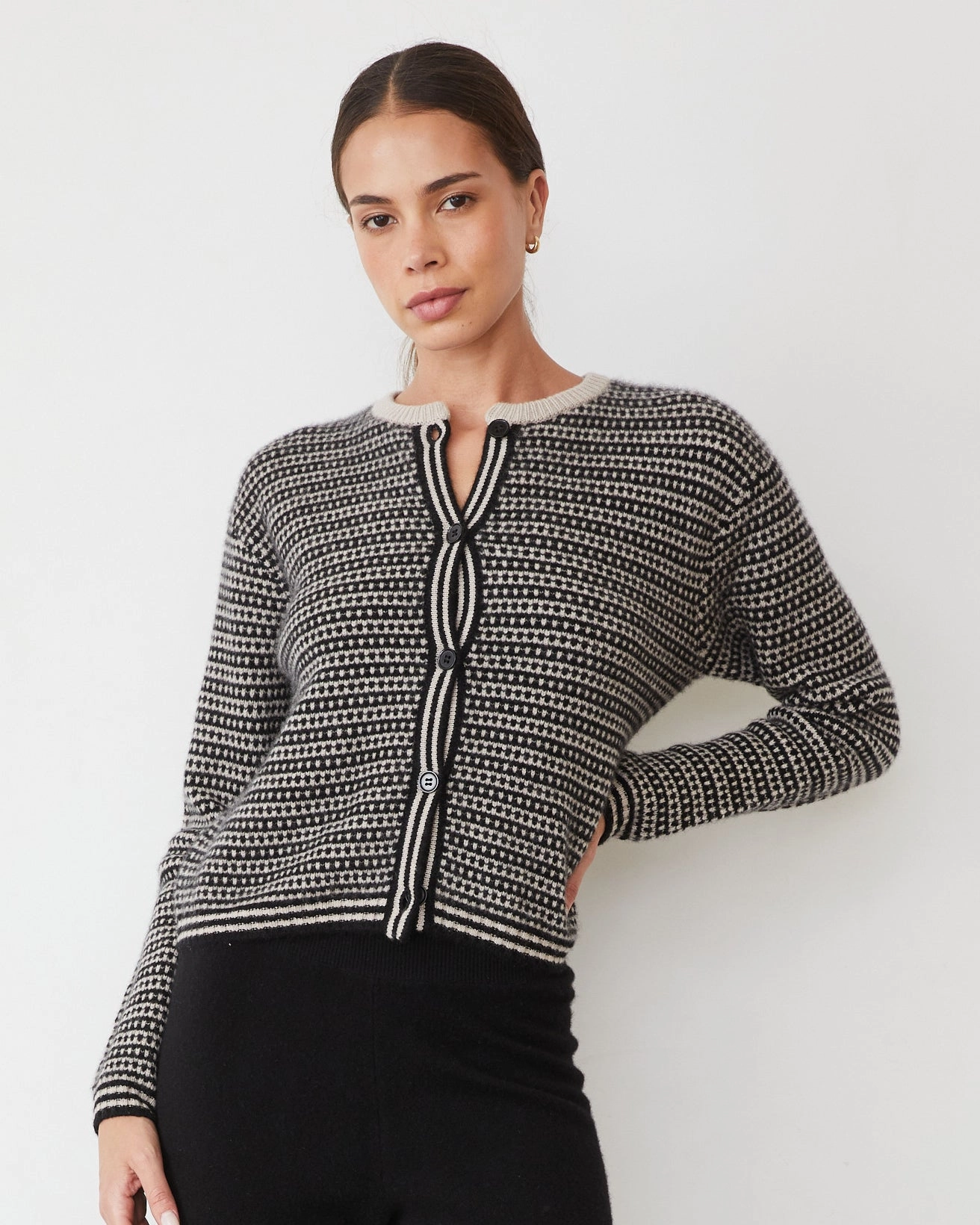 Cashmere Cardigan Casual Pullover