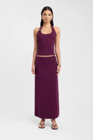 Casper Maxi Skirt Sleek Accent Floor Length Casper Maxi Skirt