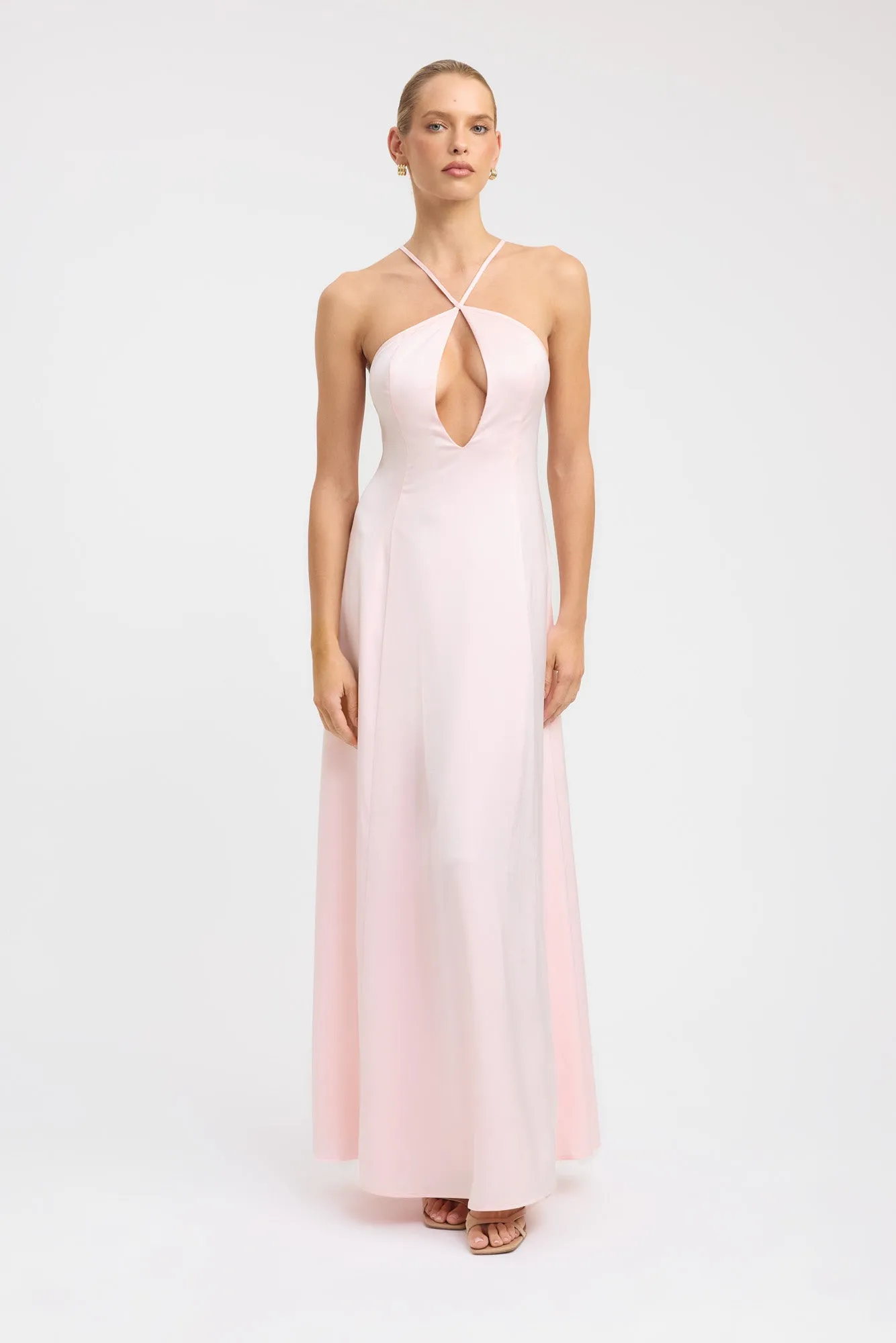 Palermo Cross Back Dress Open Back