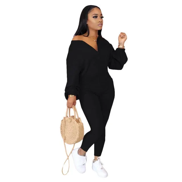 Casual V-Neck Rompers