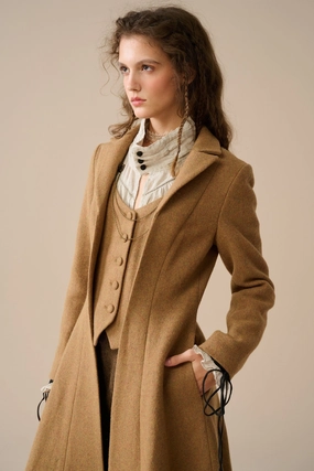 Casual Comfort Look Doreen 15 |Vest-Layered 100% Wool Coat Doreen 15 |Vest-Layered 100% Wool Coat Breathable Feel