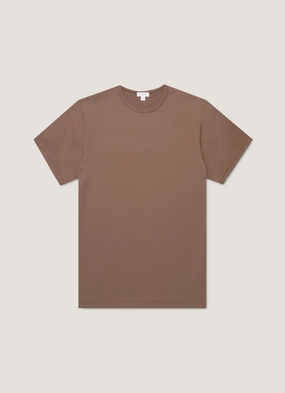 Casual Design Men's Classic T-shirt in Bark Chilly Layer Urban Look Men's Classic T-shirt in Bark