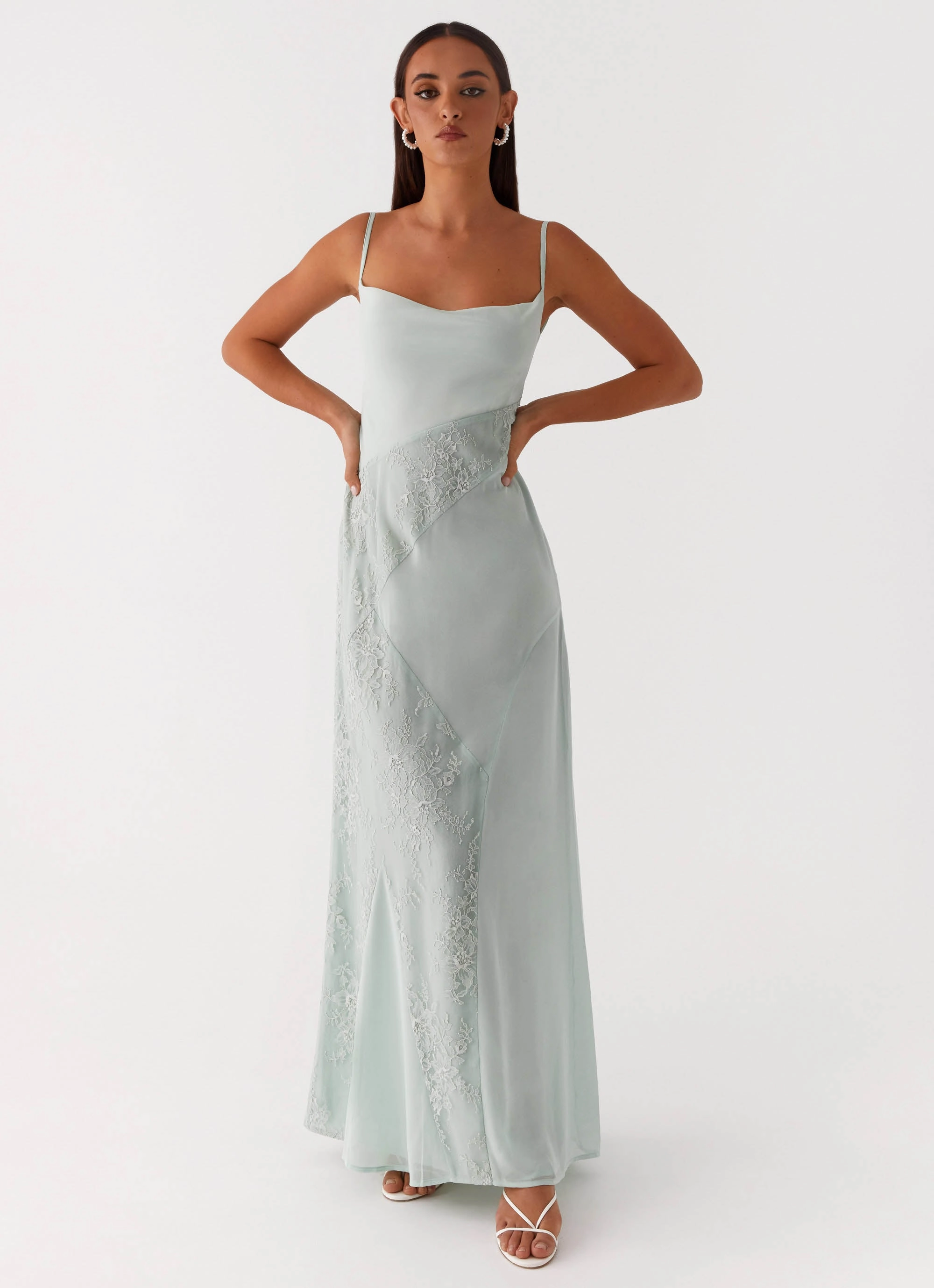 Breezy Comfort Gabriana Maxi Dress - Sage