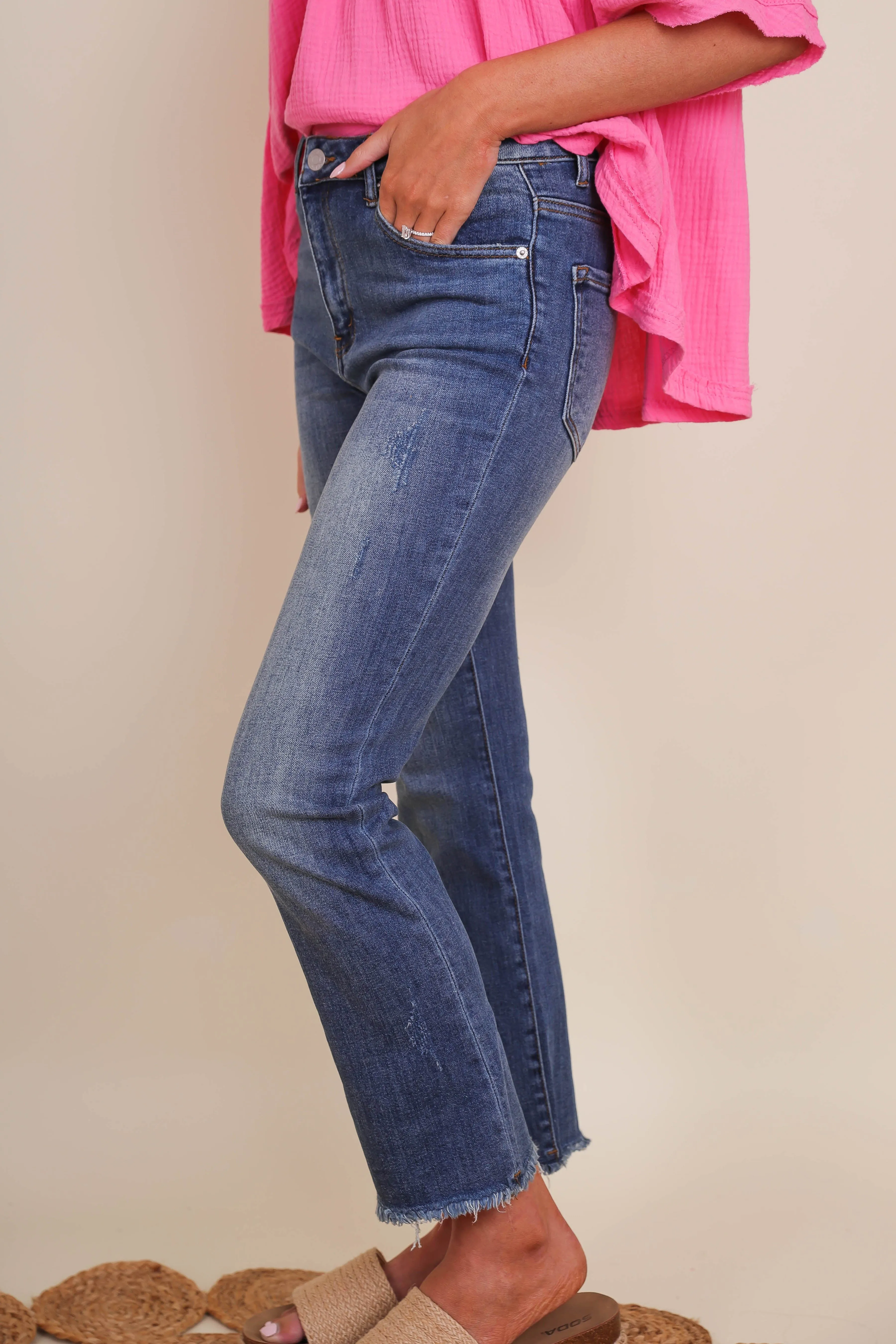 Friction Resistant Fabric Chic casual Casually Cool Denim