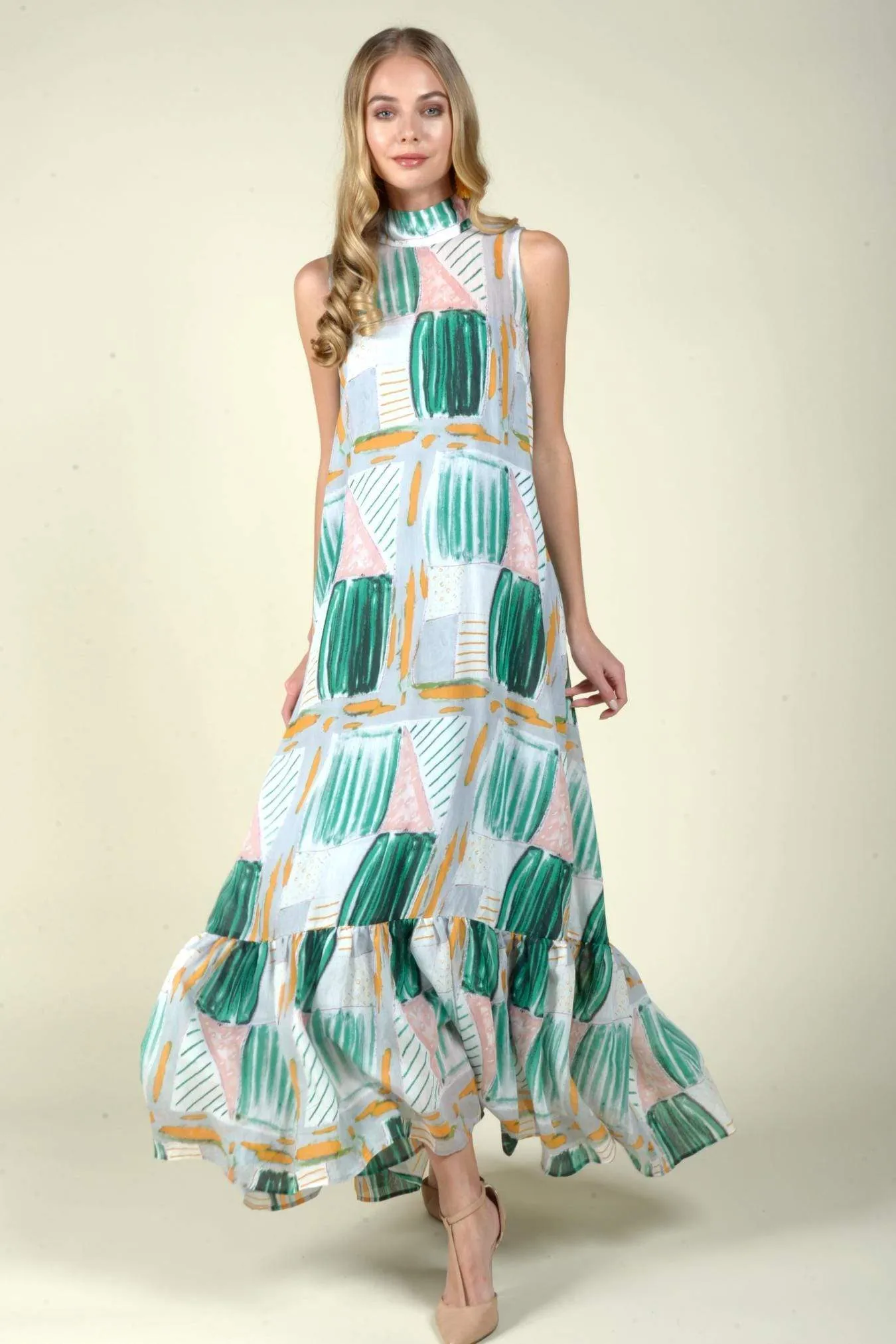 Terry Maxi Dress - Rum Baba Grace Glow Lunch Date