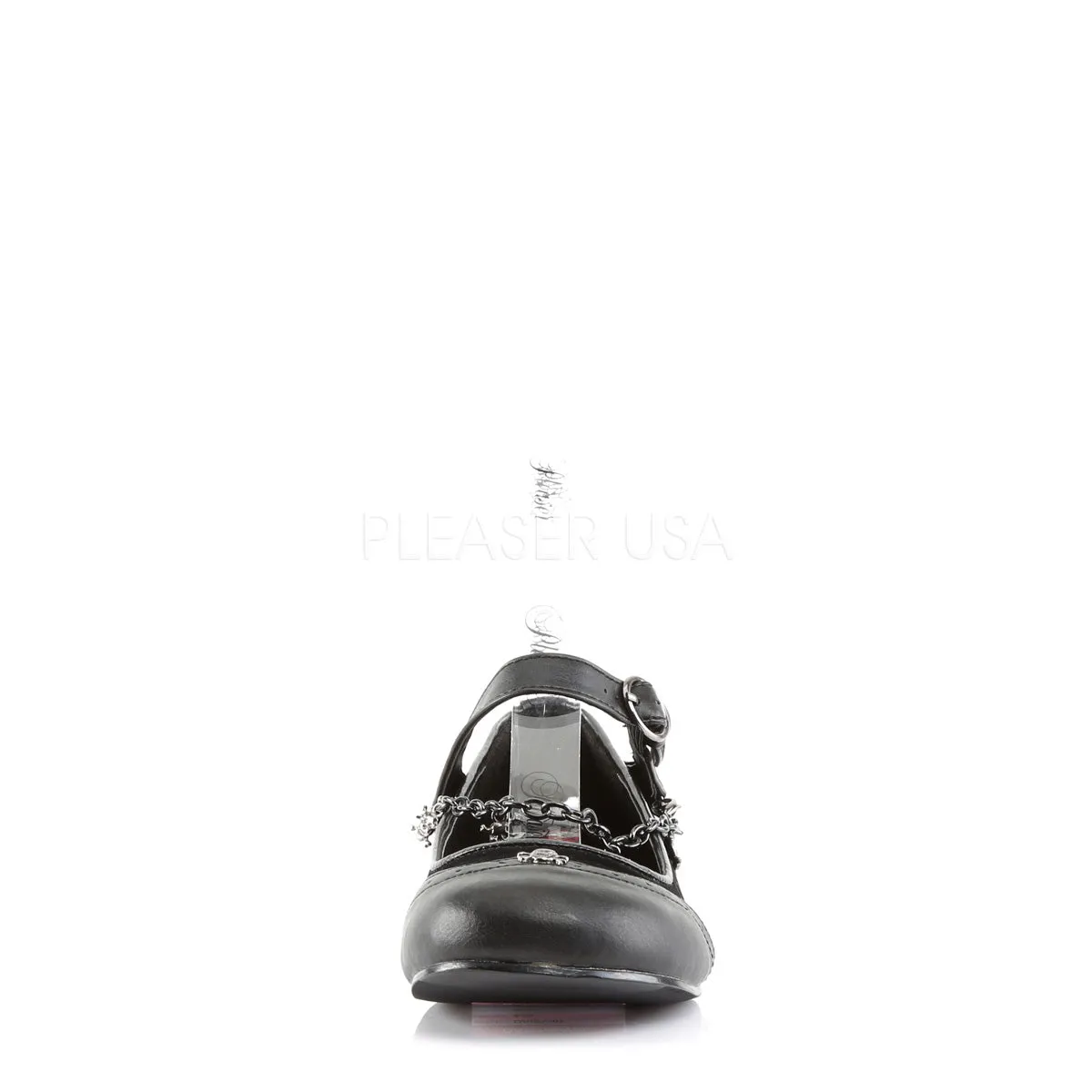 Chain and Skull Mary Jane Flats