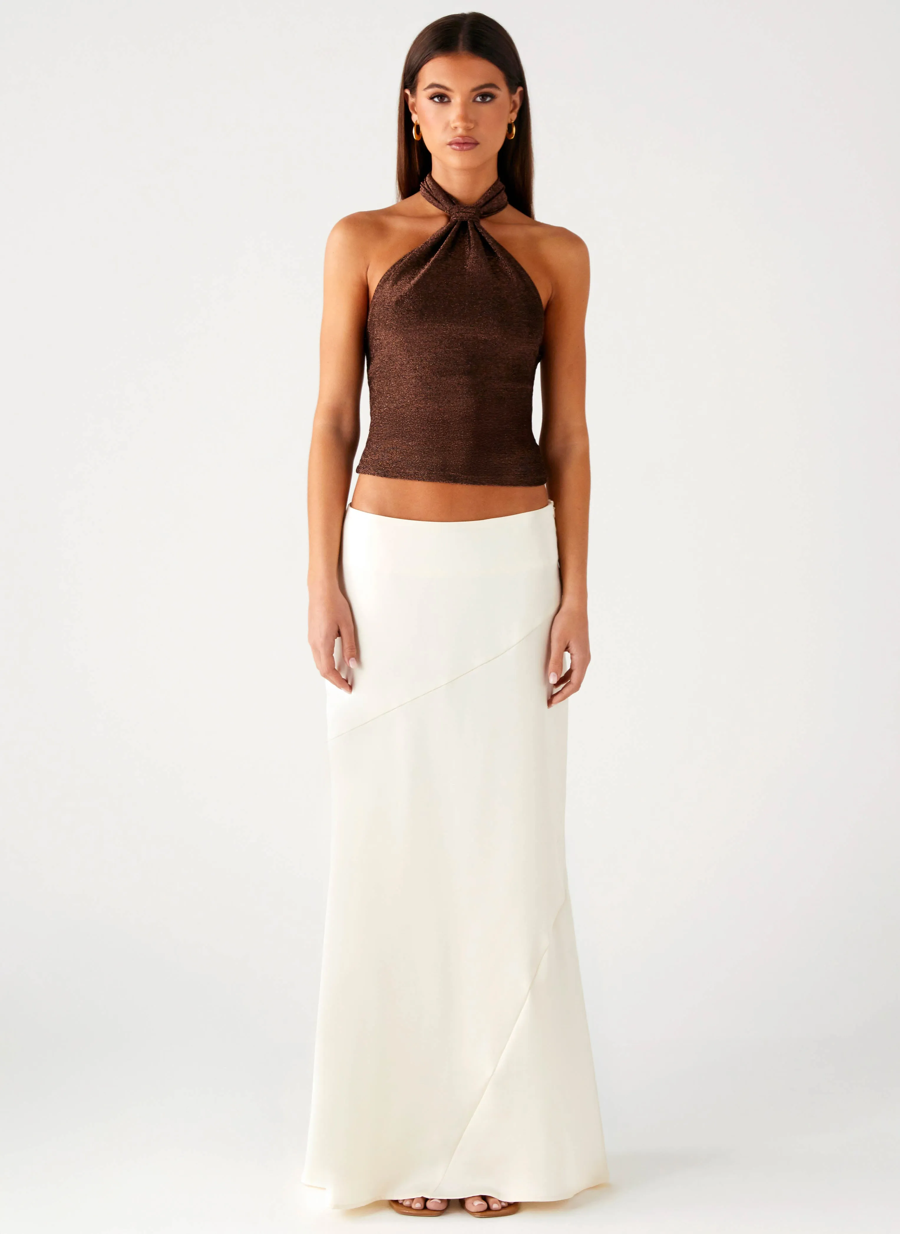 Chandra Maxi Skirt - Ivory Weekend Adventure Adaptable Fit
