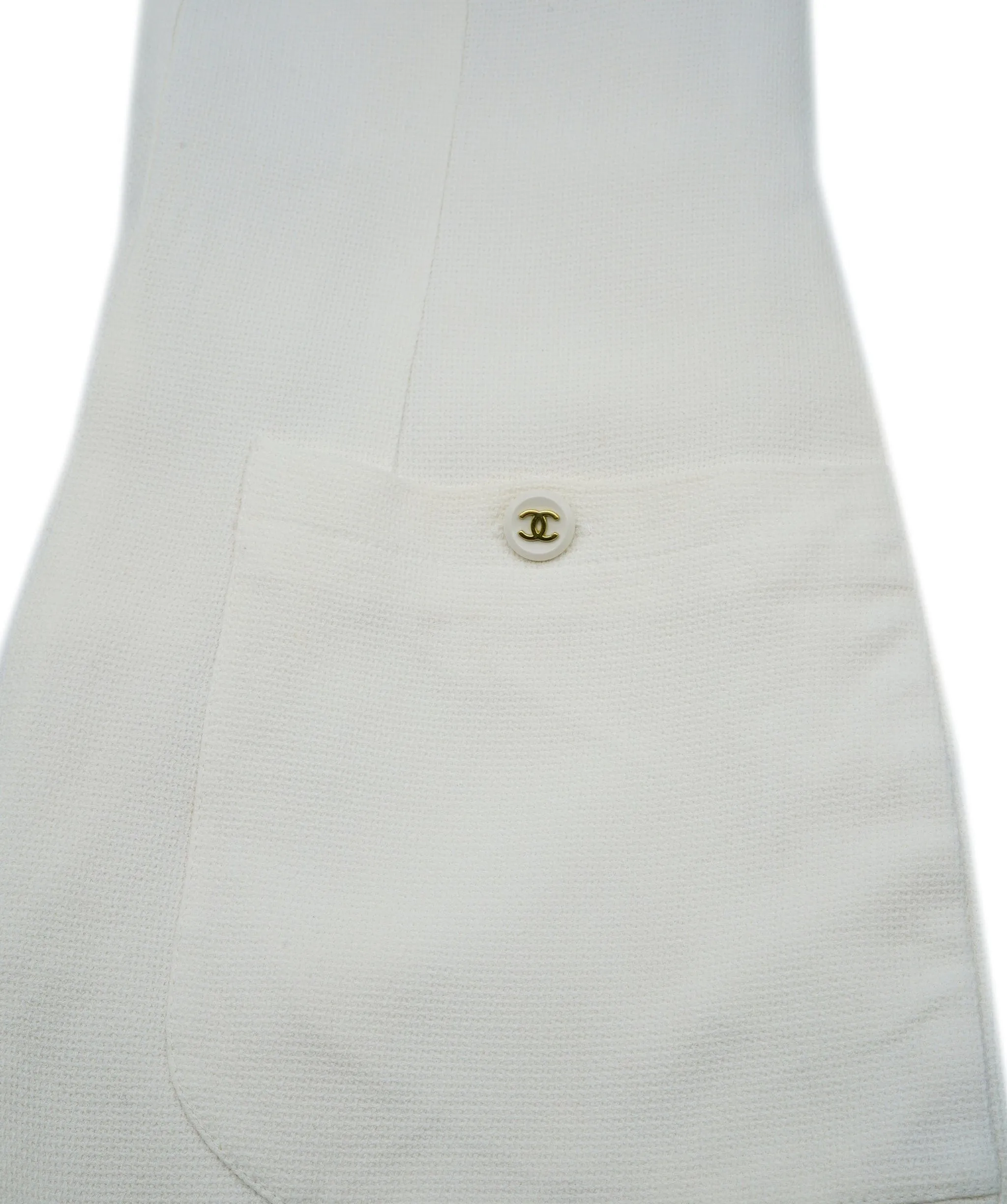 Chanel 95P CC Buttons Rompers Ivory ASL4611