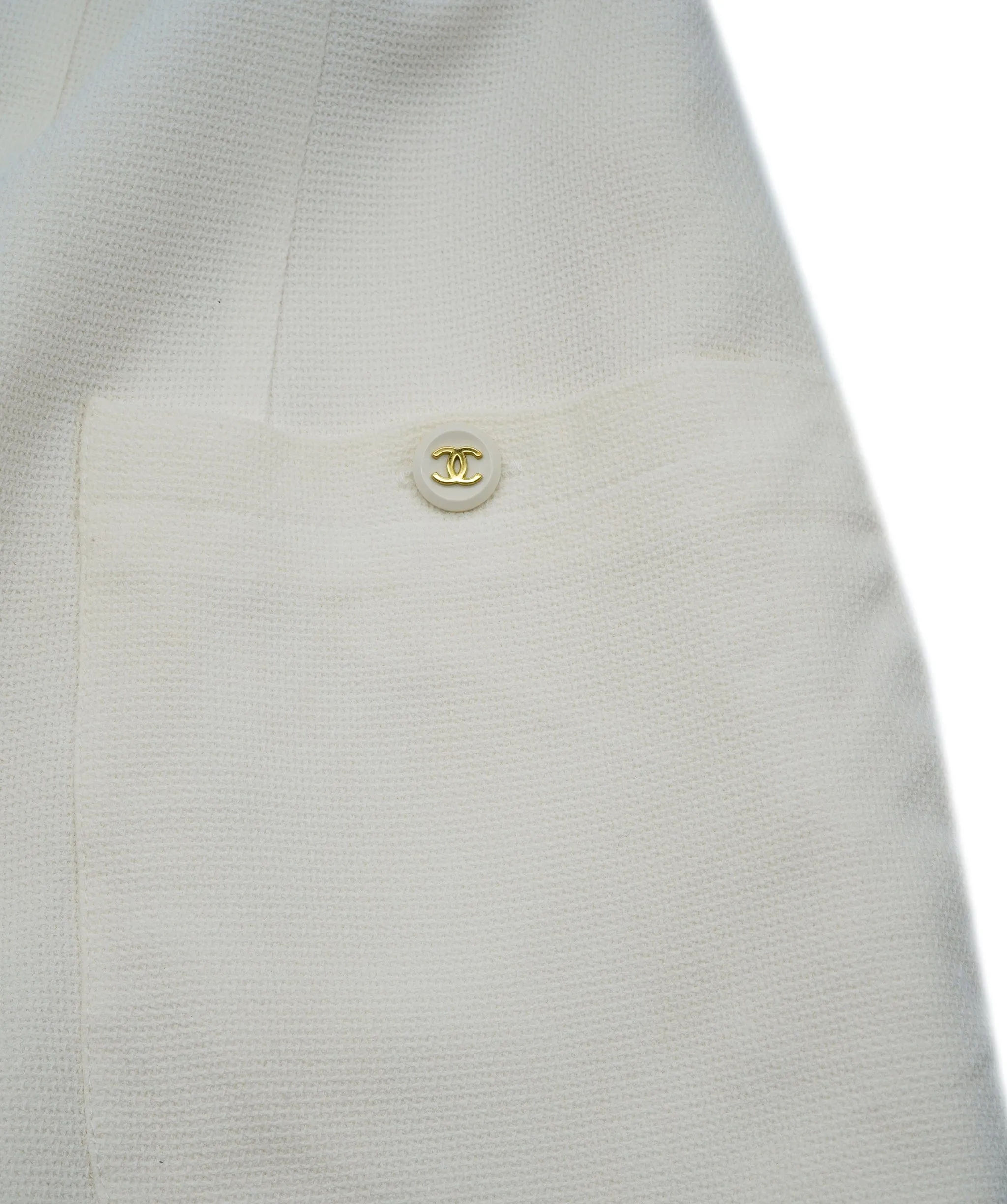 Chanel 95P CC Buttons Rompers Ivory ASL4611