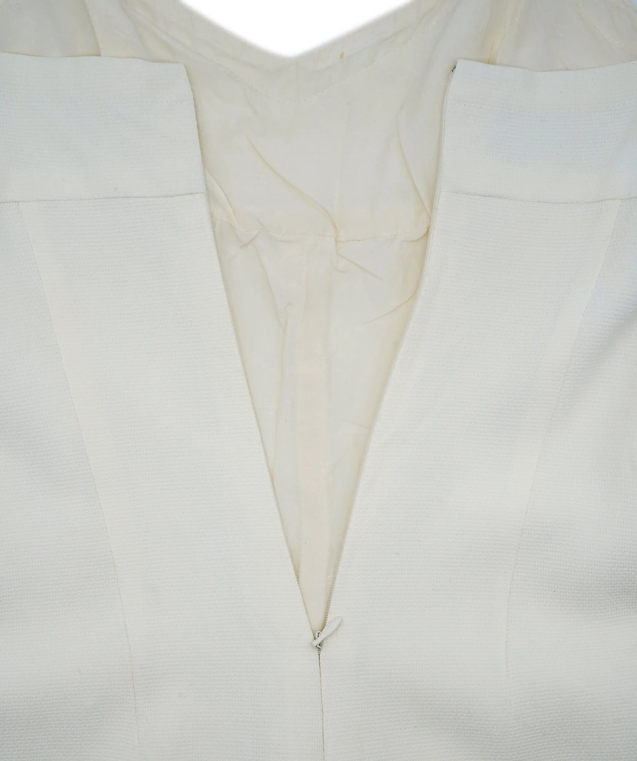Chanel 95P CC Buttons Rompers Ivory ASL4611