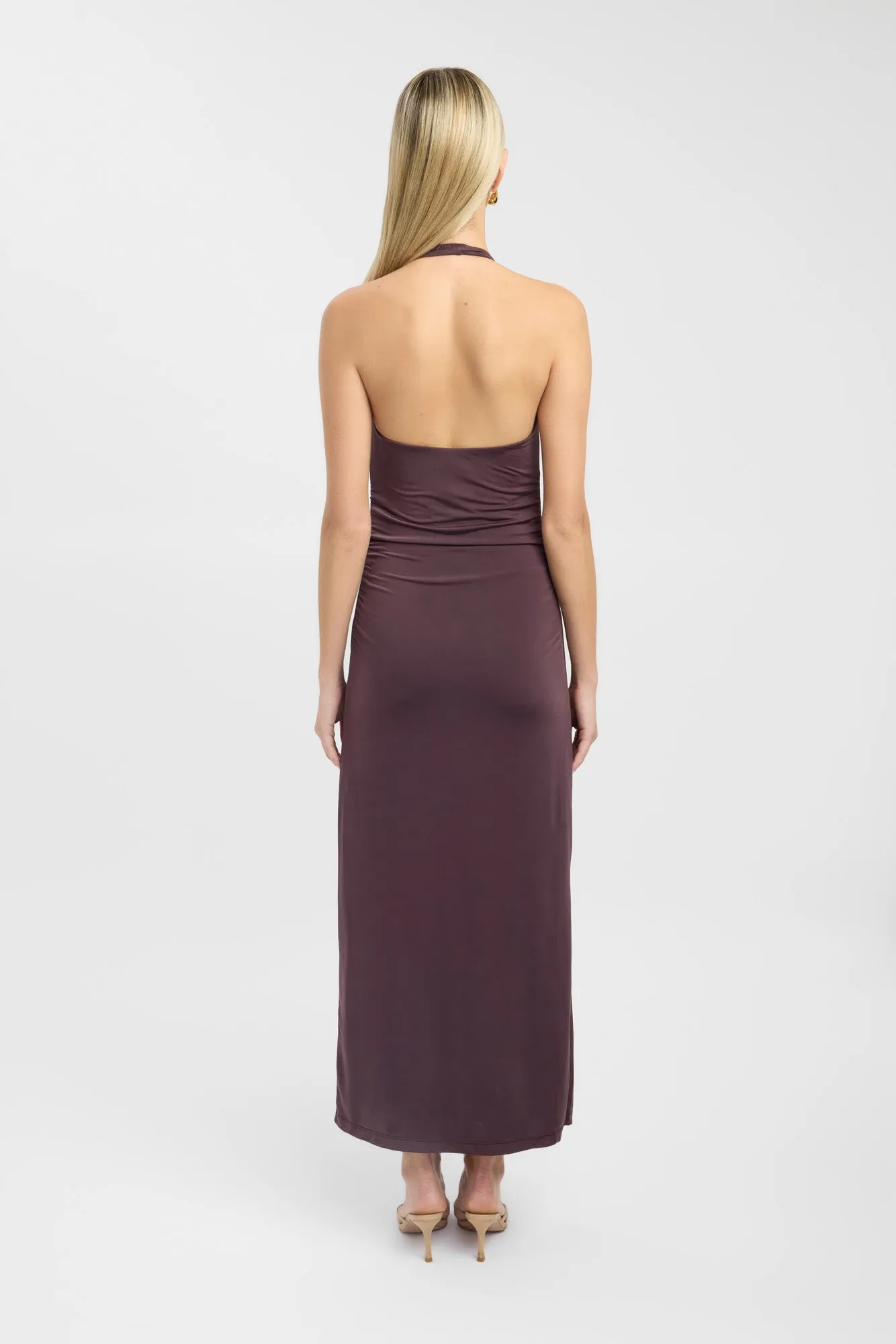 garden wedding Adjustable-Straps Char Cowl Dress