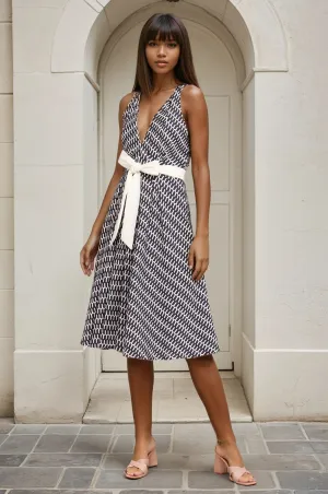 Charlize Midi Dress - Canal Blue Comfortable Style Light Fabric Charlize Midi Dress - Canal Blue