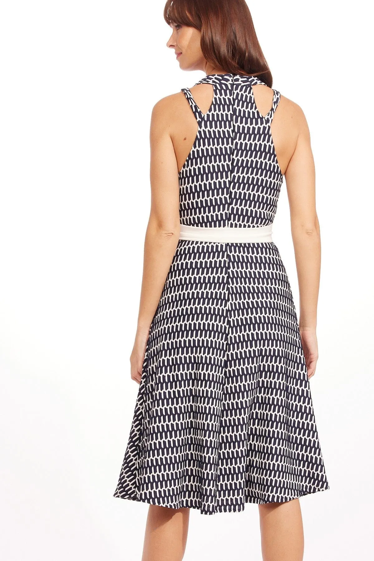 Charlize Midi Dress - Canal Blue Vacation Outfit