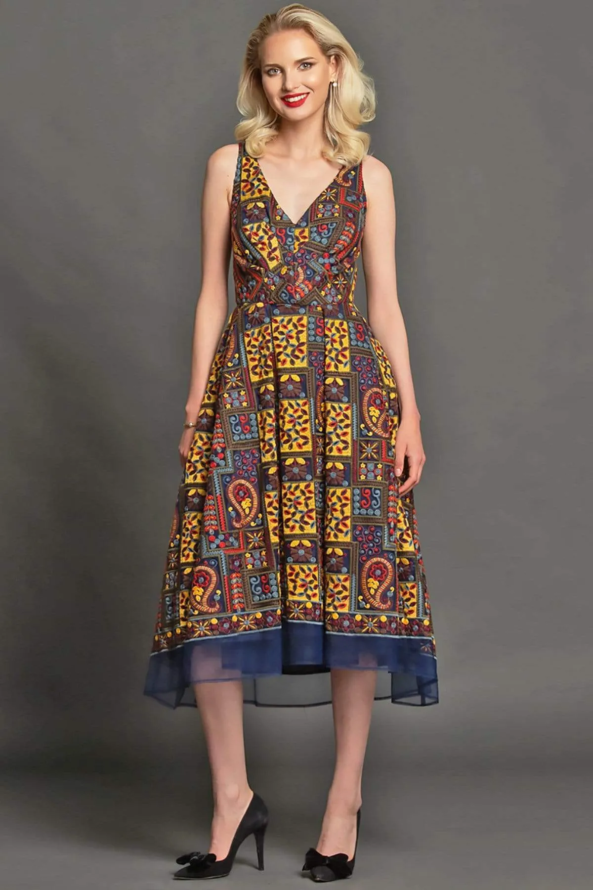 Charlotte Dress in Florika Paisley Urban Spirit